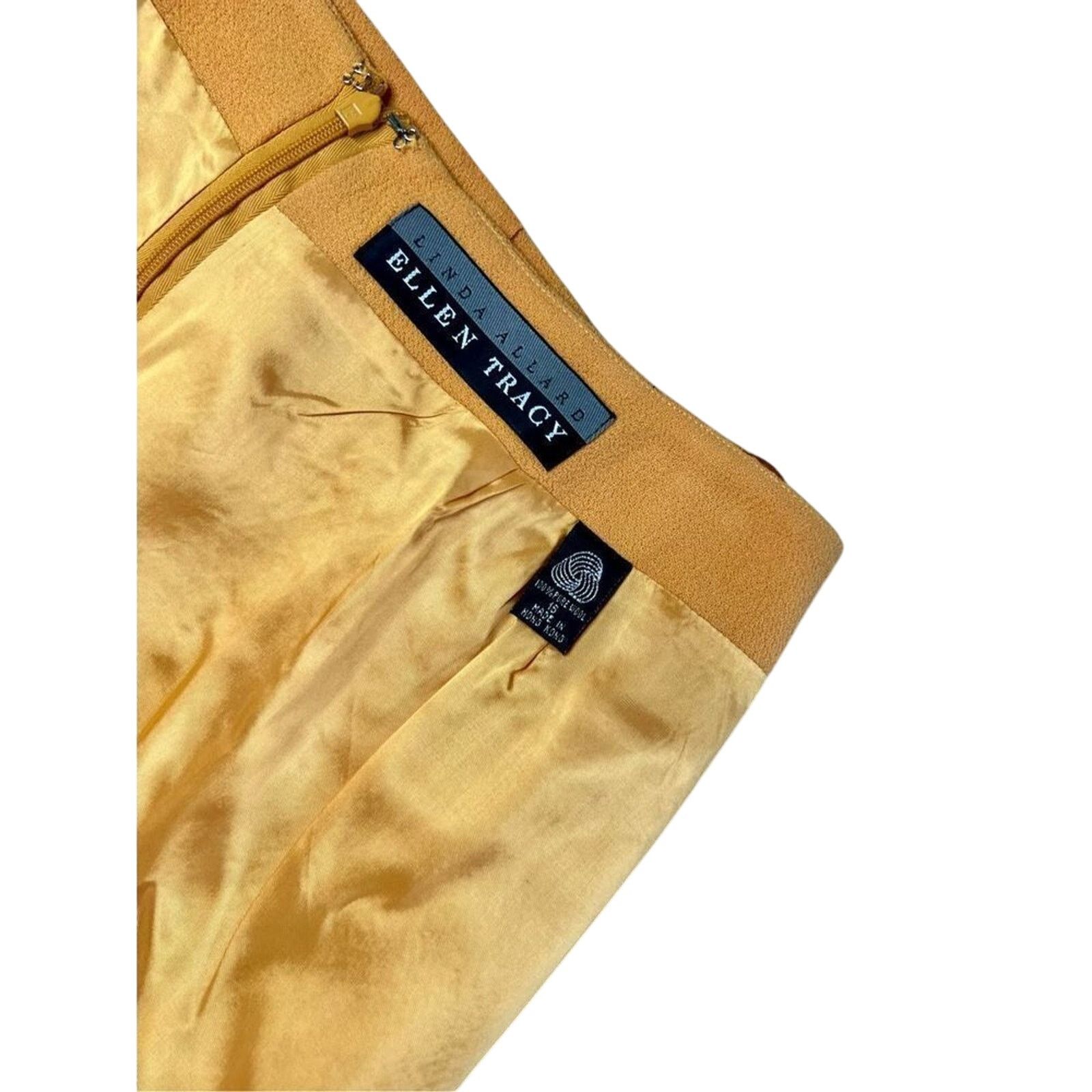 Ellen Tracy Linda Allard Ellen Tracy Crepe Wool Pencil Skirt 16 NWT $155 Size 38" / US 16 / IT 52 - 6 Thumbnail