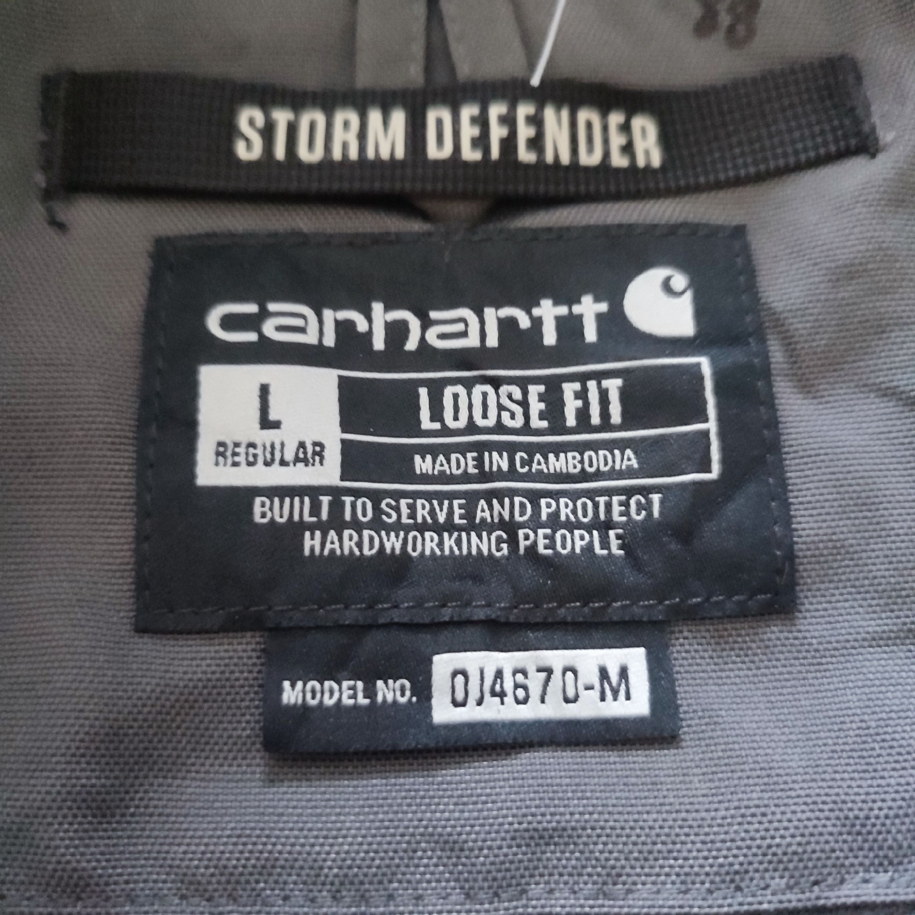 Carhartt × Carhartt Wip 🔥STEALS🔥Rare Carhartt Storm Defender Light Jacket Size US L / EU 52-54 / 3 - 7 Thumbnail