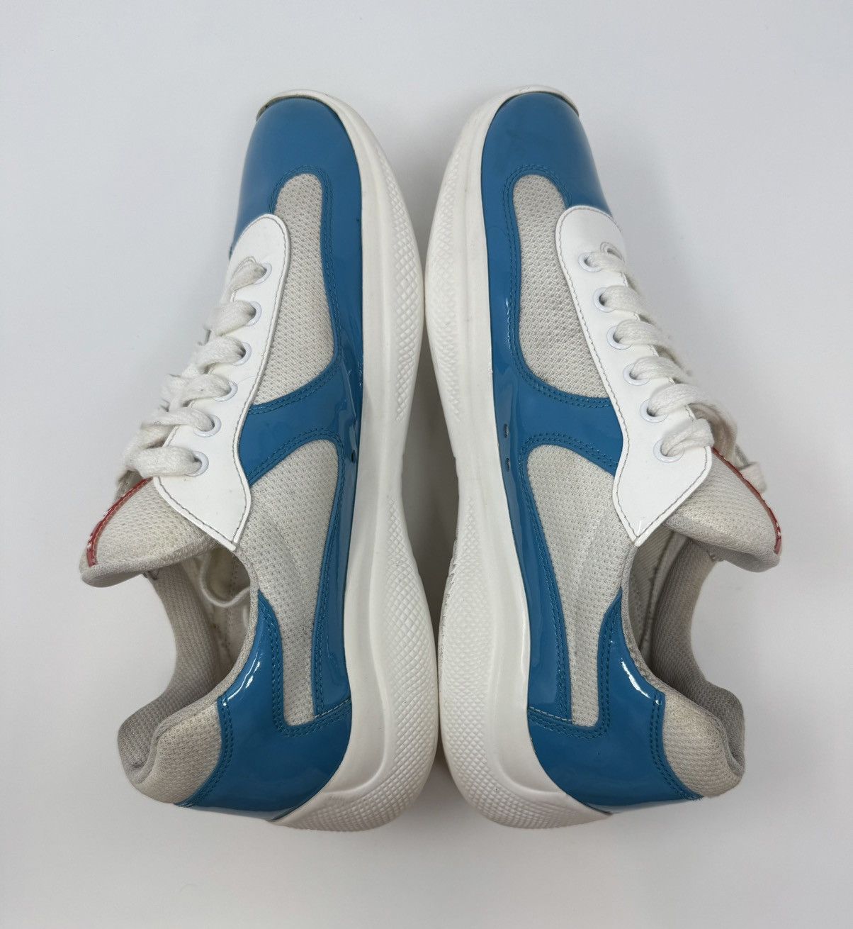 Prada Prada Americas Cup Sneaker Light Blue Size US 9 / EU 42 - 4 Thumbnail