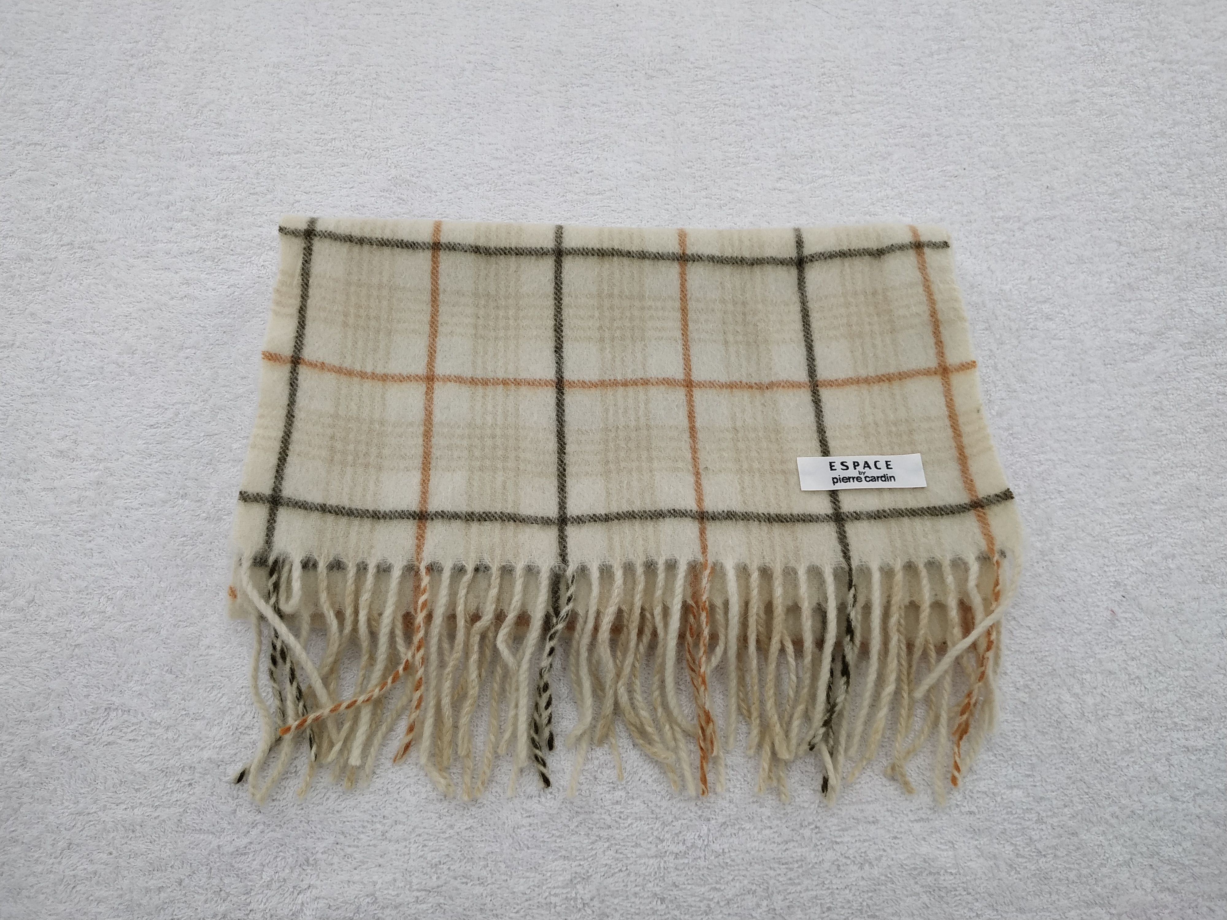 Pierre Cardin Vintage Pierre Cardin Wool Scarf/Muffler/Neckwear MF049 Size ONE SIZE - 3 Thumbnail