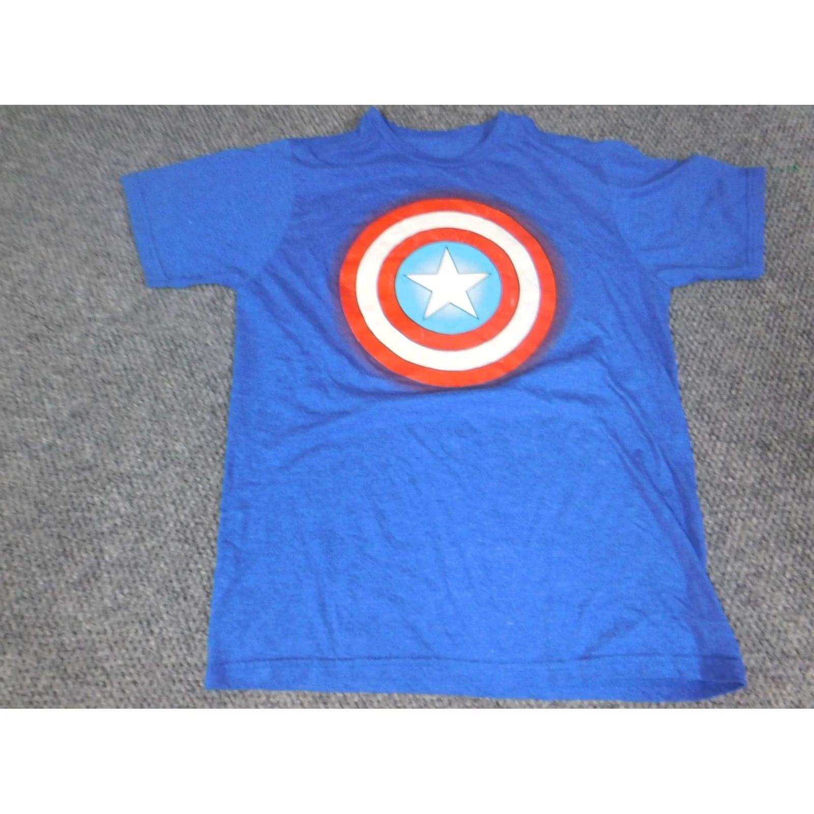 Vintage Marvel Captain America Womens Shirt 2X Blue Crew Neck Long Sleeve T-Shirt Regular Fit Casual Basic Graphic Size XXL / US 16-18 / IT 52-54 - 3 Thumbnail