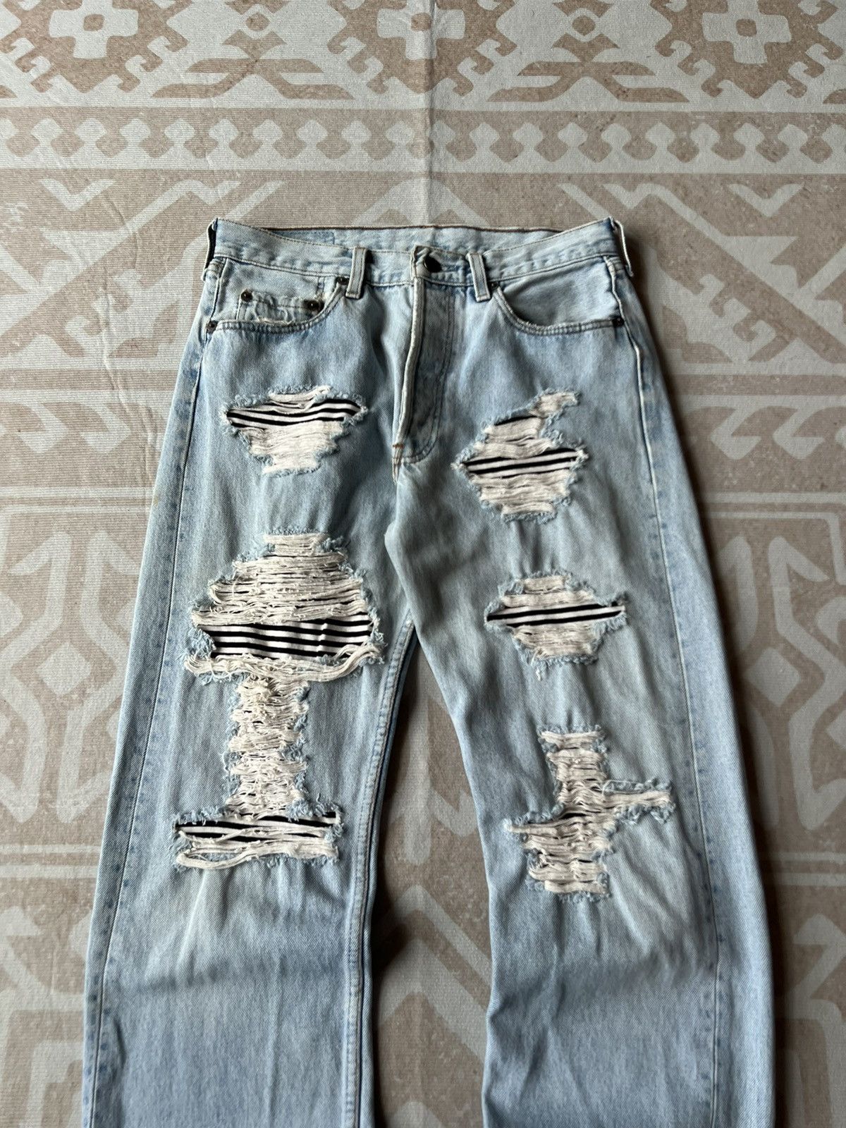 Levi's VINTAGE DISTRESSED KURT COBAIN JEANS Size US 30 / EU 46 - 3 Thumbnail