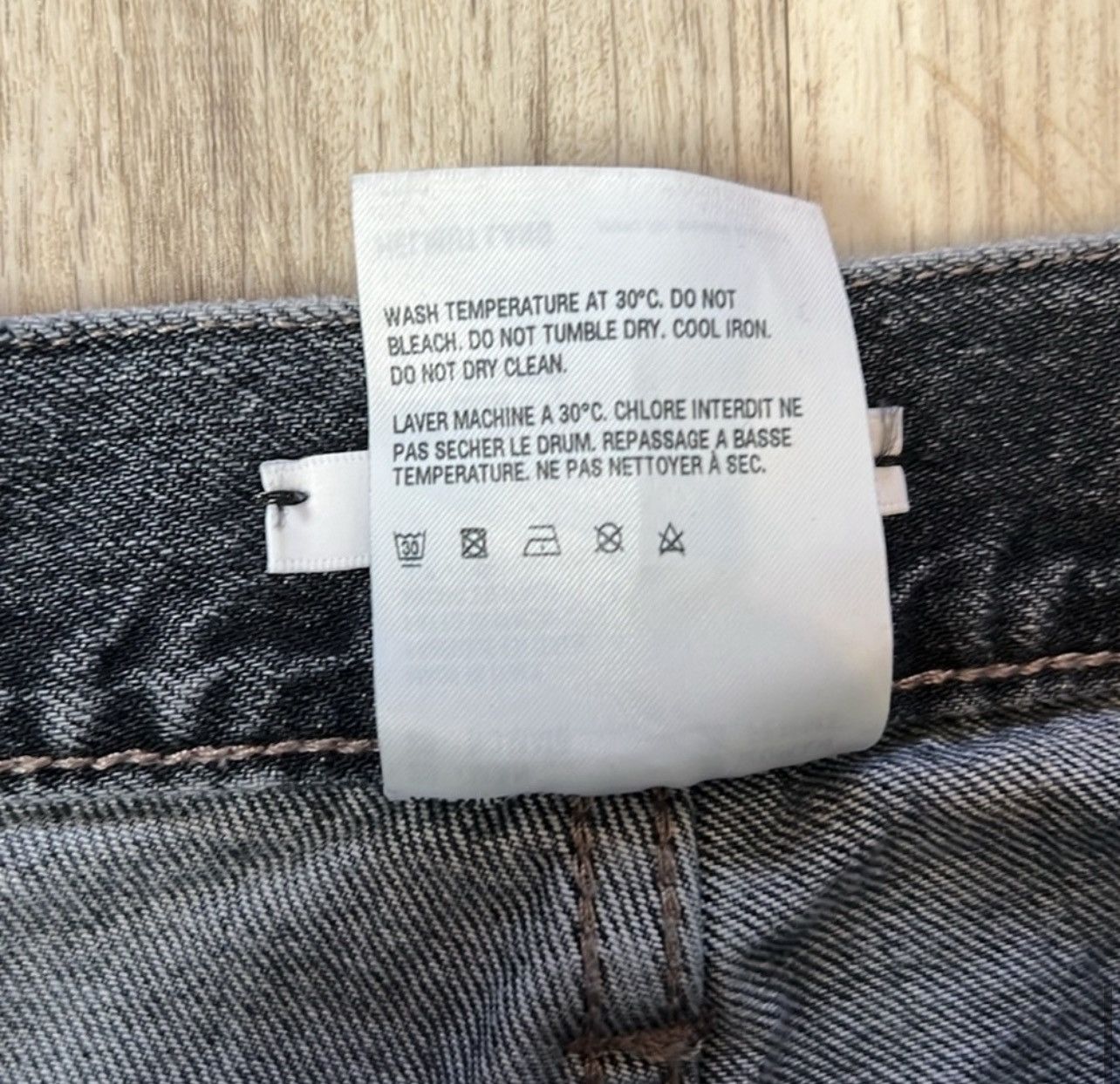 Helmut Lang Helmut Lang Unisex Straight Leg Grey Jeans Size US 28 / EU 44 - 9 Thumbnail