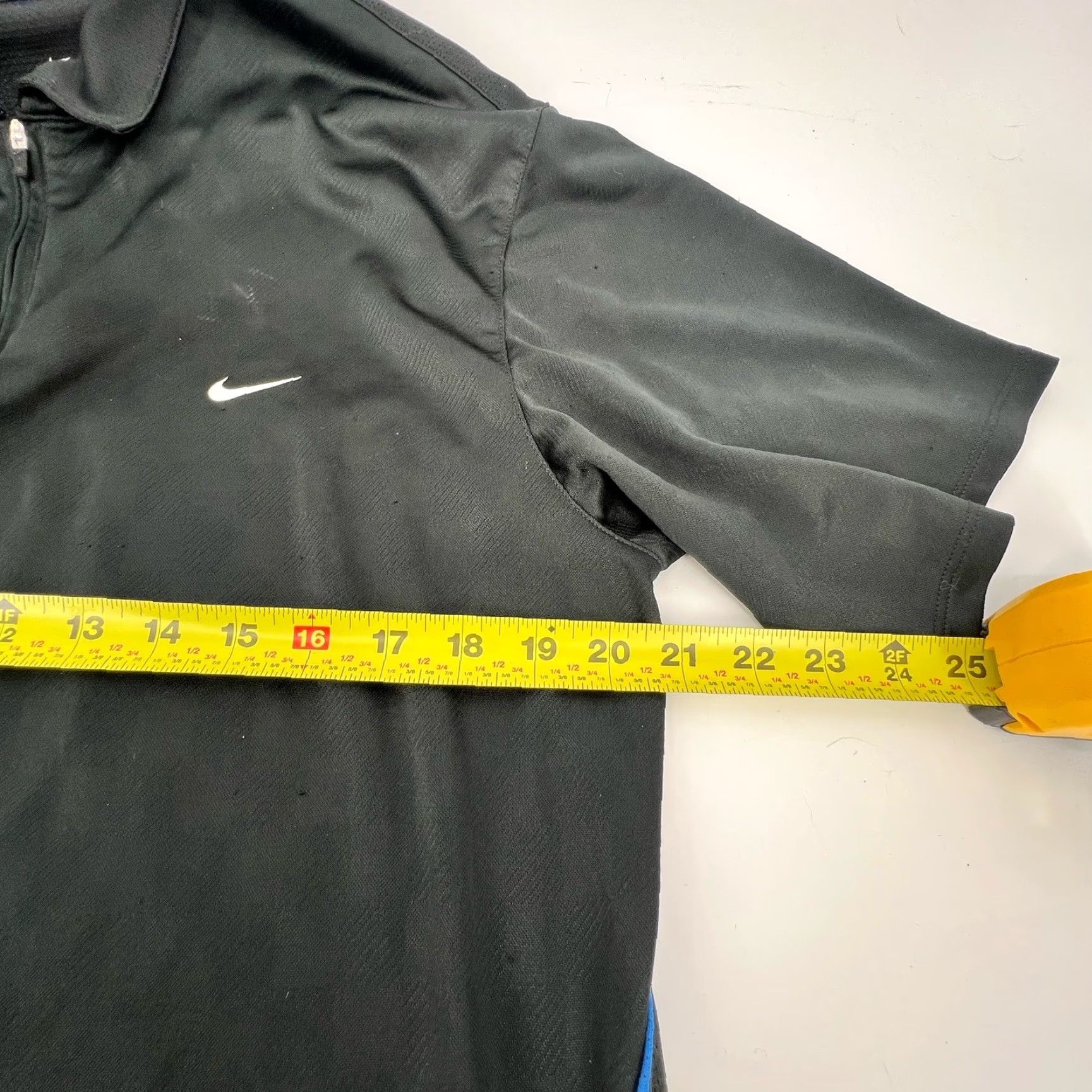 Nike Nike Polo Shirt Men Medium Black Quarter Zip Pullover Dri Fit Performance Golf Shirt Size US M / EU 48-50 / 2 - 5 Thumbnail