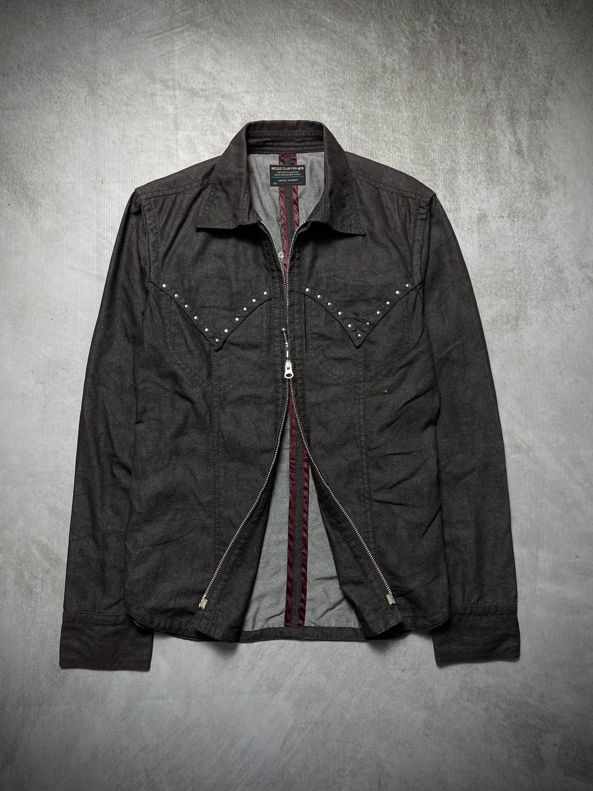 14th Addiction 2000’s NCFM - Vkei Style Studded Western Zip Jacket Size US M / EU 48-50 / 2 - 2 Thumbnail