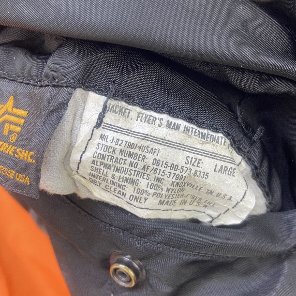 Alpha Industries Vintage Alpha Industries USAF Flight Bomber MA-1 Jacket Size US L / EU 52-54 / 3 - 21 Thumbnail