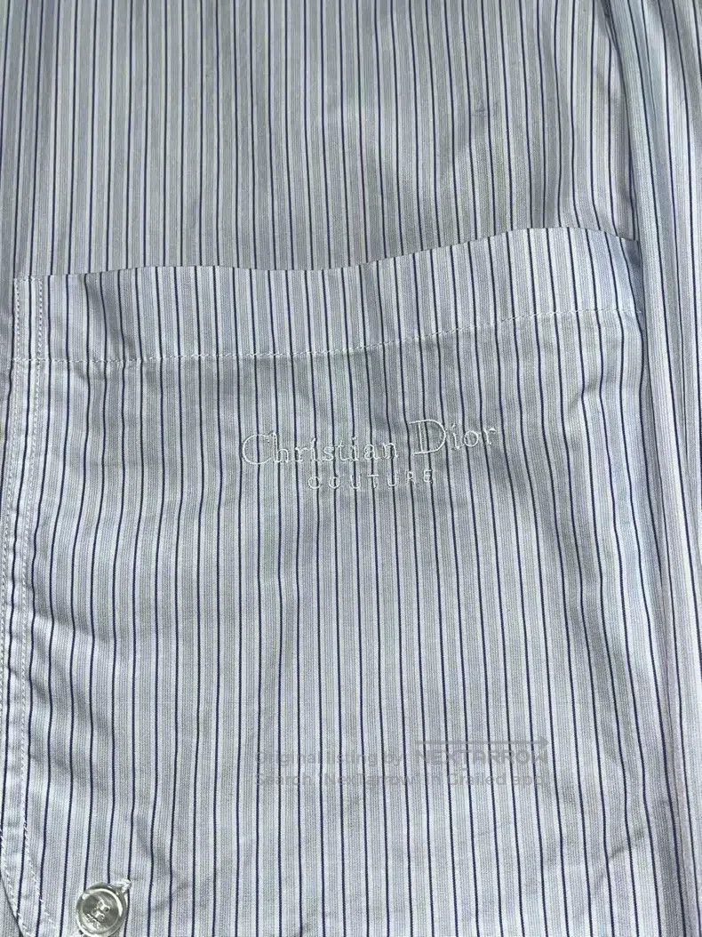Dior Dior size 37 Striped Embroidery Logo Shirt Size US S / EU 44-46 / 1 - 4 Thumbnail