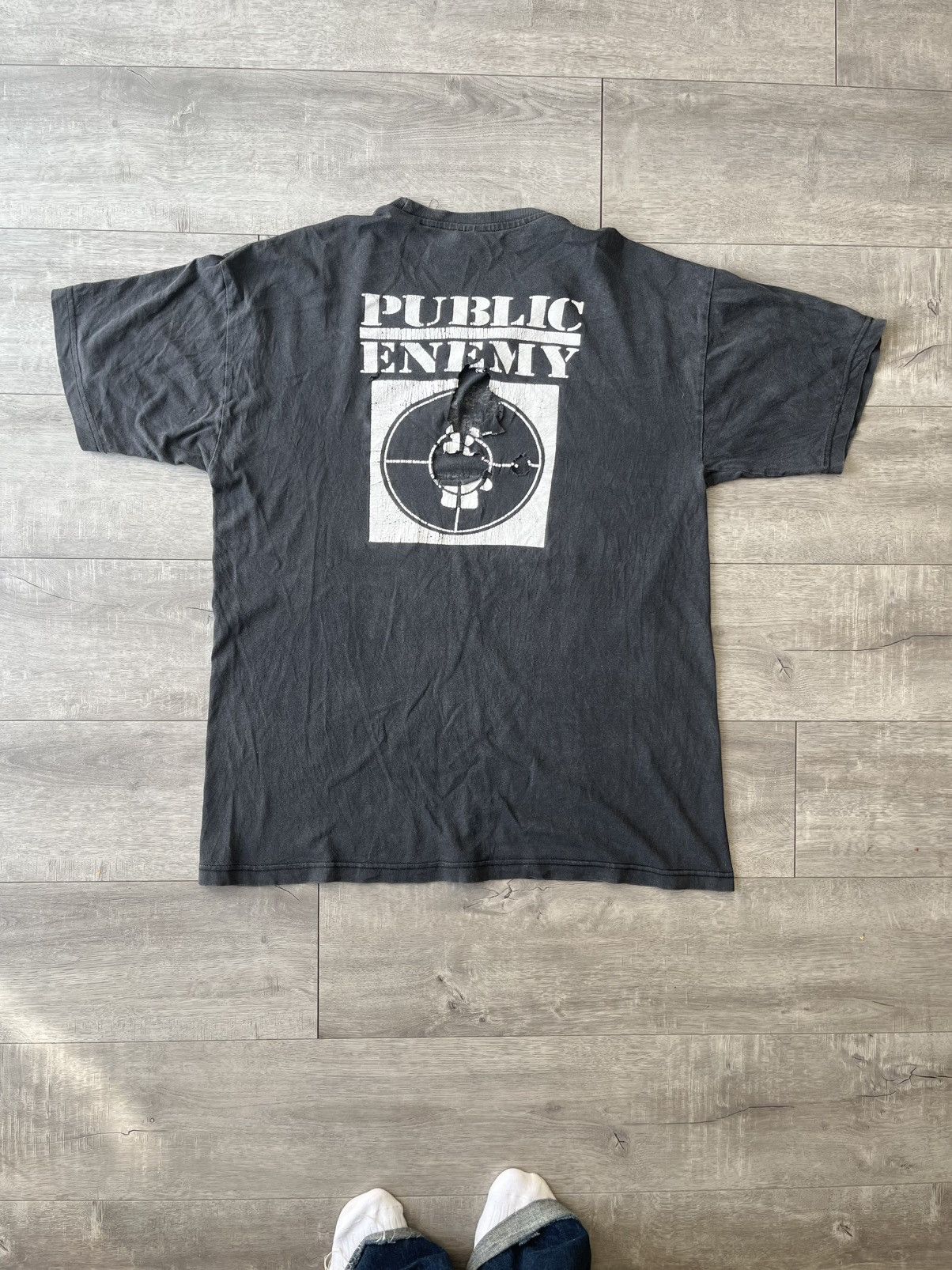 Public Enemy Public enemy 90s vintage sun faded t shirt Size US XL / EU 56 / 4 - 6 Thumbnail