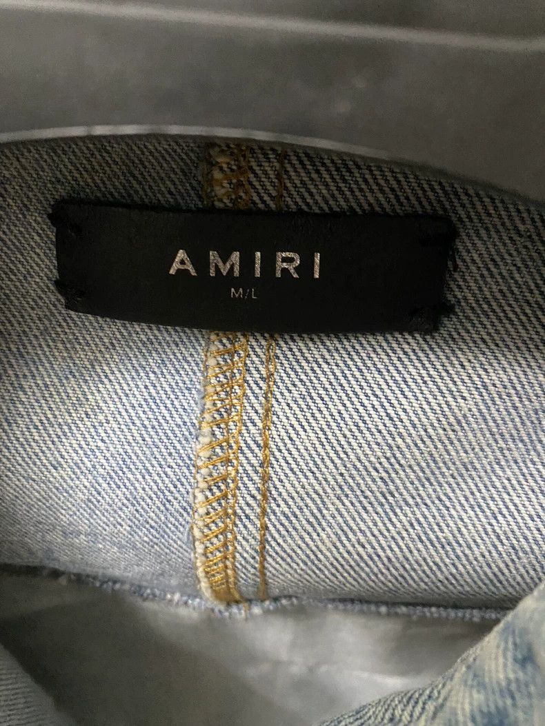 Amiri Amiri makes old damaged denim jackets-2506 Size US M / EU 48-50 / 2 - 3 Thumbnail