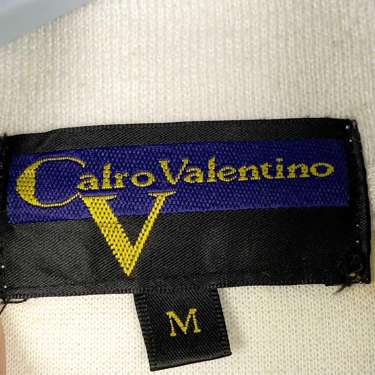Valentino × Vintage Vintage Calro Valentino Embroidered Quater Zip Sweatshirt Size US M / EU 48-50 / 2 - 6 Thumbnail