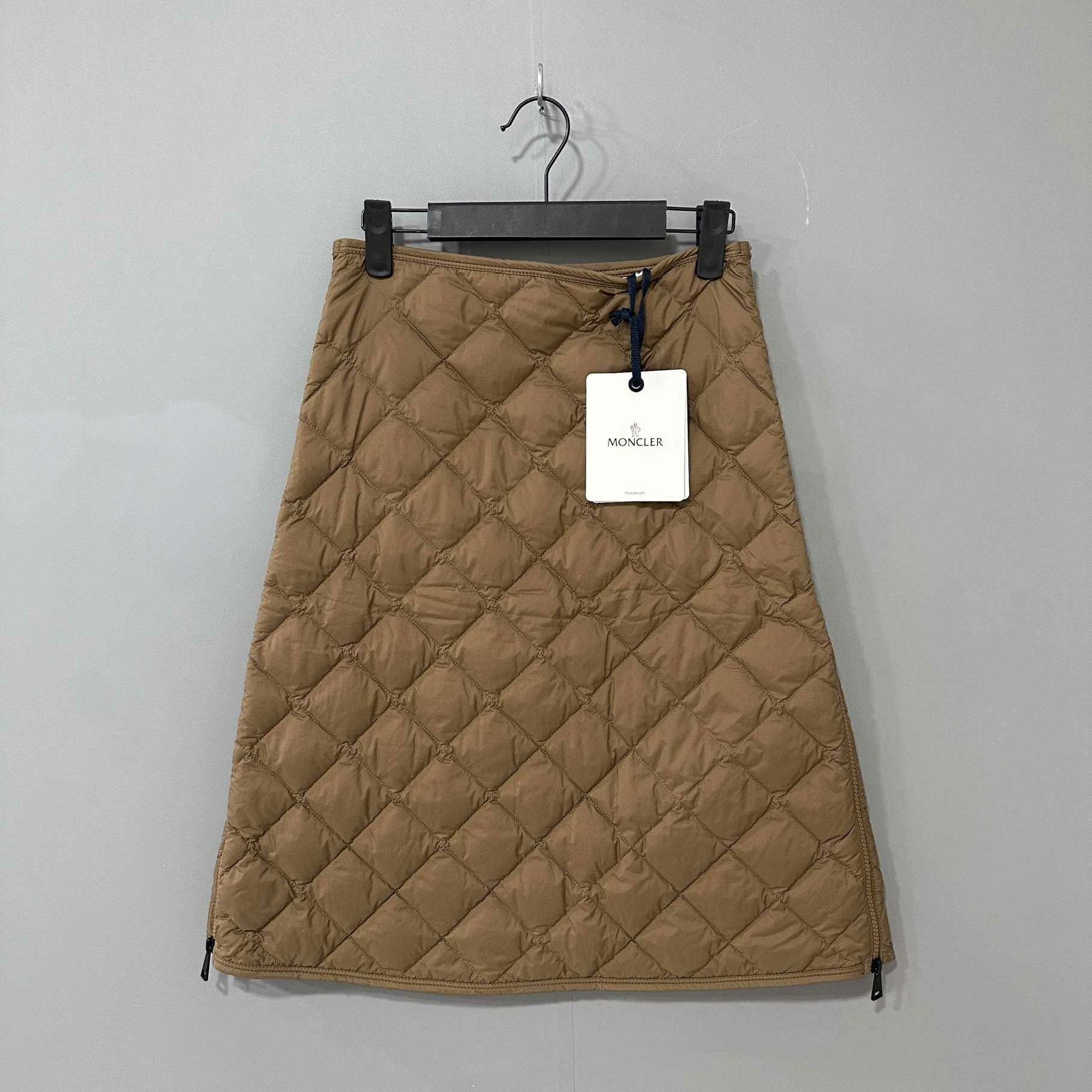 Moncler Moncler Down Brown Skirt 40 Women Size 40" / US 18 - 1 Thumbnail