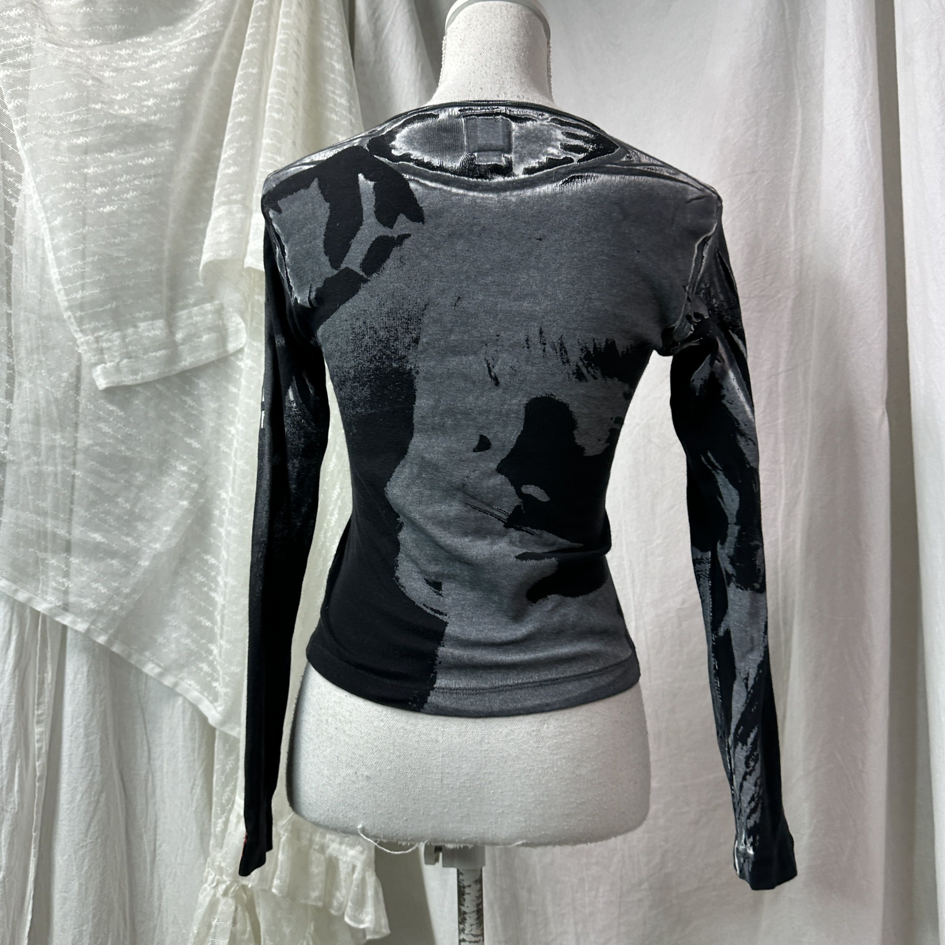 Miss Sixty Vintage Miss Sixty Graphic Faces Printed Longsleeve Y2K Size XS / US 0-2 / IT 36-38 - 8 Thumbnail
