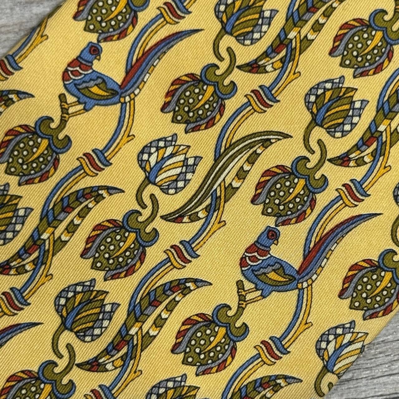 Salvatore Ferragamo Salvatore Feragamo Silk Tie Size ONE SIZE - 8 Thumbnail