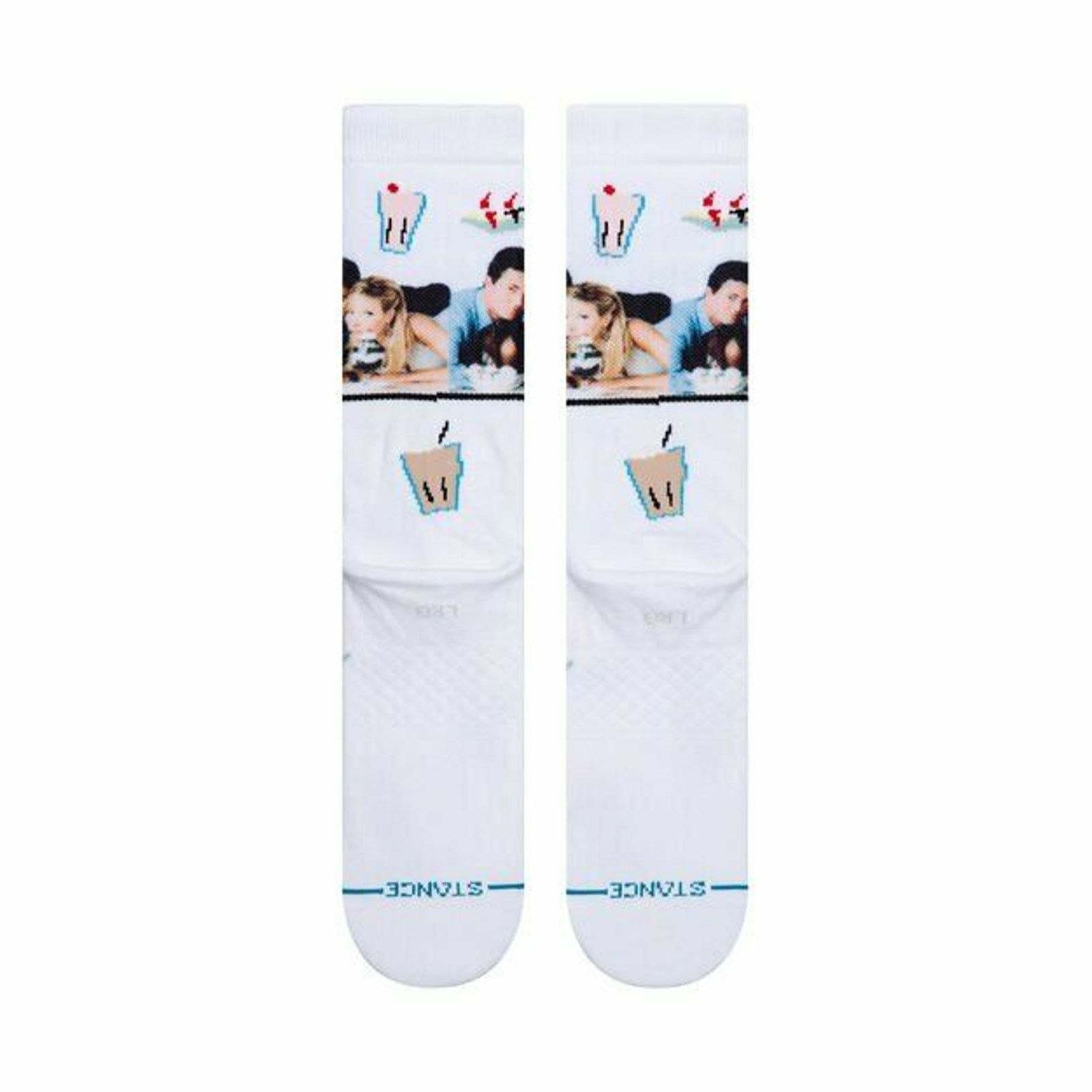Stance Socks STANCE Friends The One With The Diner Crew Socks Large 9-13 Size ONE SIZE - 3 Thumbnail