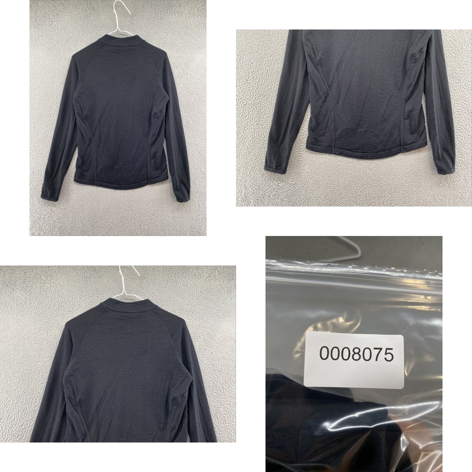 Harley Davidson Harley-Davidson Women’s 1/4 Zip Black Long Sleeve Merino Wool Size M Pullover Sweater Women Size M / US 6-8 / IT 42-44 - 8 Thumbnail