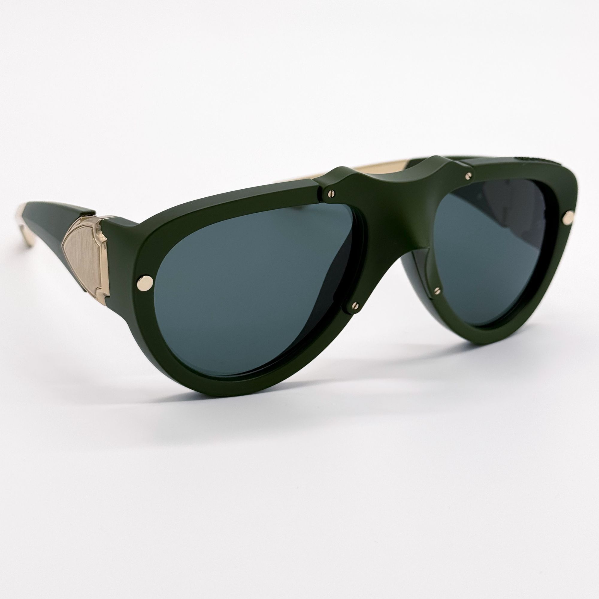 Burberry NEW BURBERRY SUNGLASSES GREEN BE4433U 4138/71 BE4433U 413871 Size ONE SIZE - 7 Thumbnail