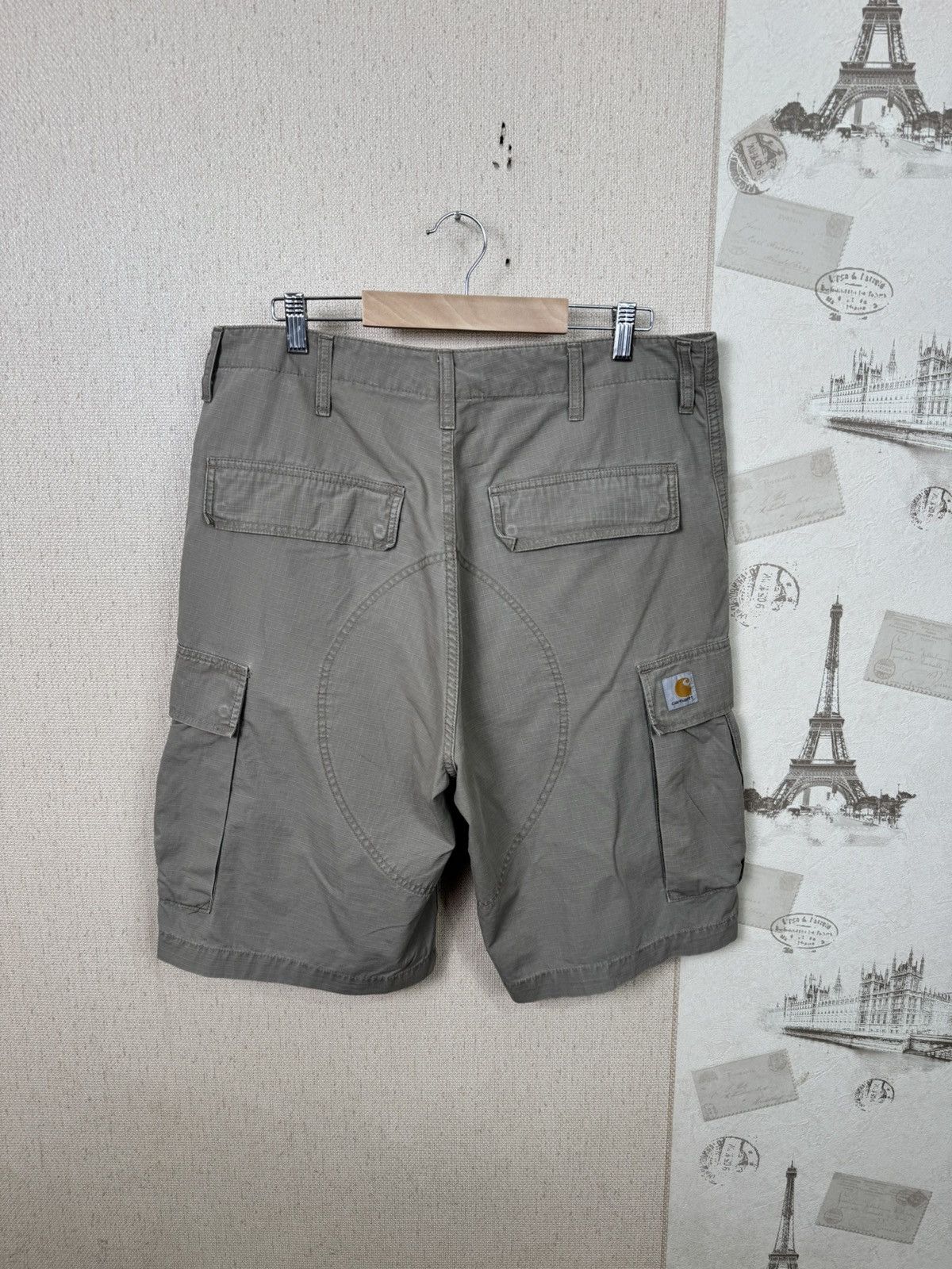 Carhartt Vintage Carhartt Bermuda Shorts Cargo Sand Streetwea 34 XL Size US 34 / EU 50 - 10 Thumbnail