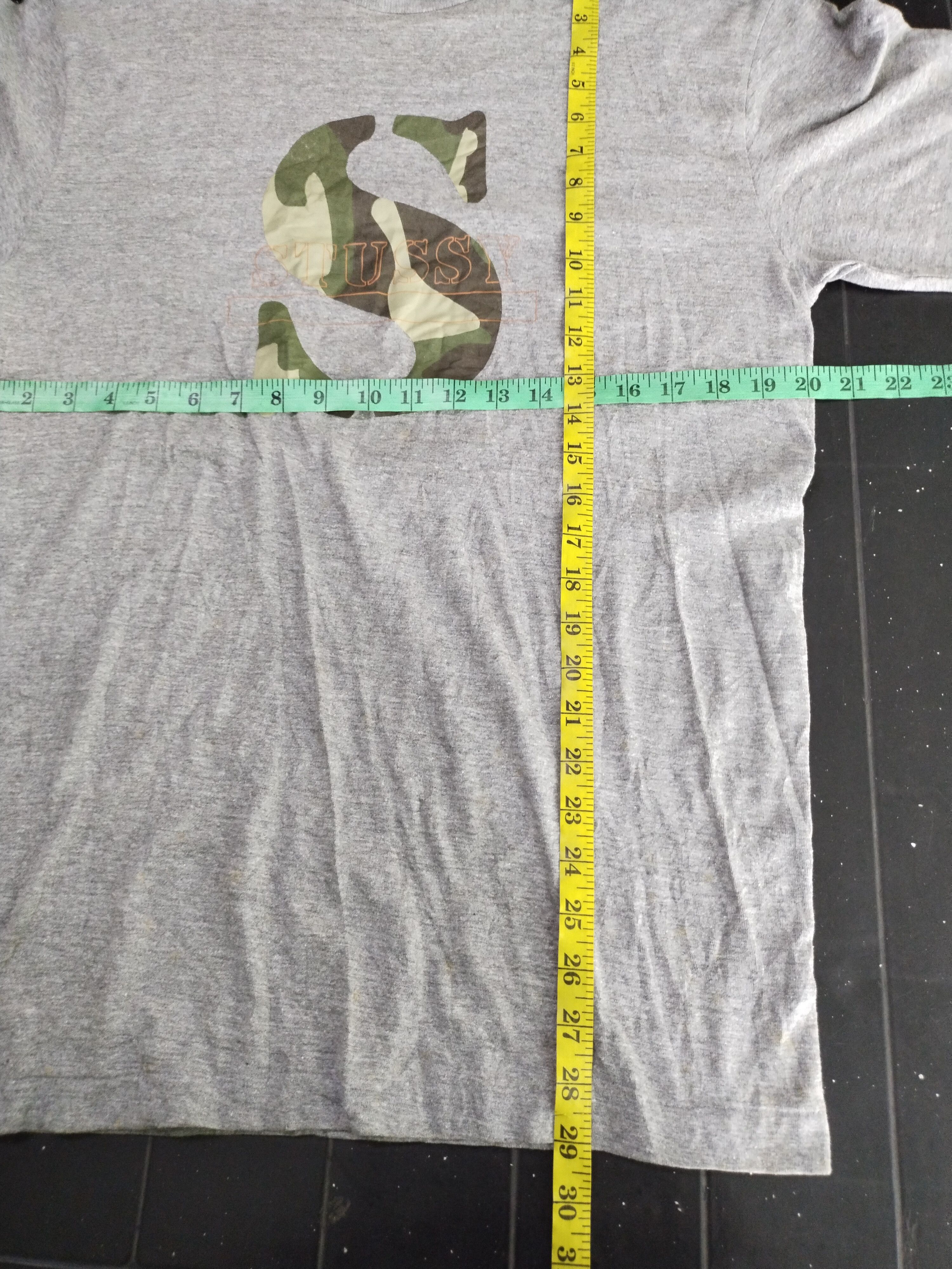 Stussy × Vintage 90's Vintage Stussy Camo Army Long Sleeve Tee Size US L / EU 52-54 / 3 - 14 Thumbnail