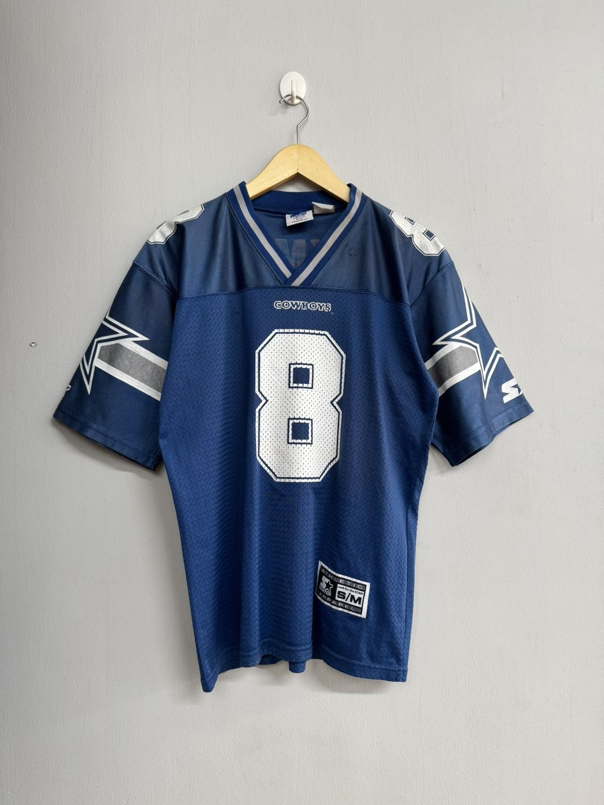 Starter VINTAGE 90’S DALLAS COWBOYS TROY AIKMAN NFL JERSEY Size US S / EU 44-46 / 1 - 1 Thumbnail