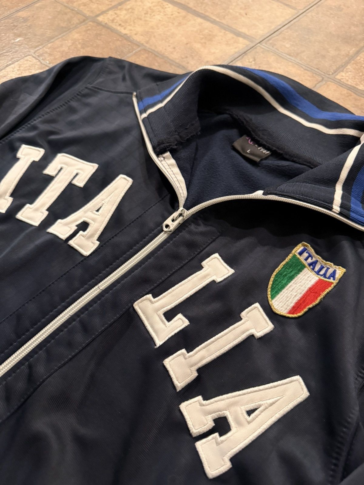 Vintage Vintage Kc-1981 “team Italia” soccer/track warm up Size L / US 10 / IT 46 - 1 Thumbnail