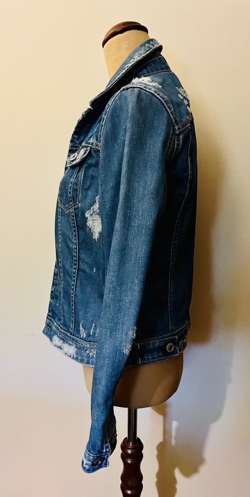 G-Star G-Star RAW Denim Jacket – Fitted Wash Blue Size M / US 6-8 / IT 42-44 - 3 Thumbnail