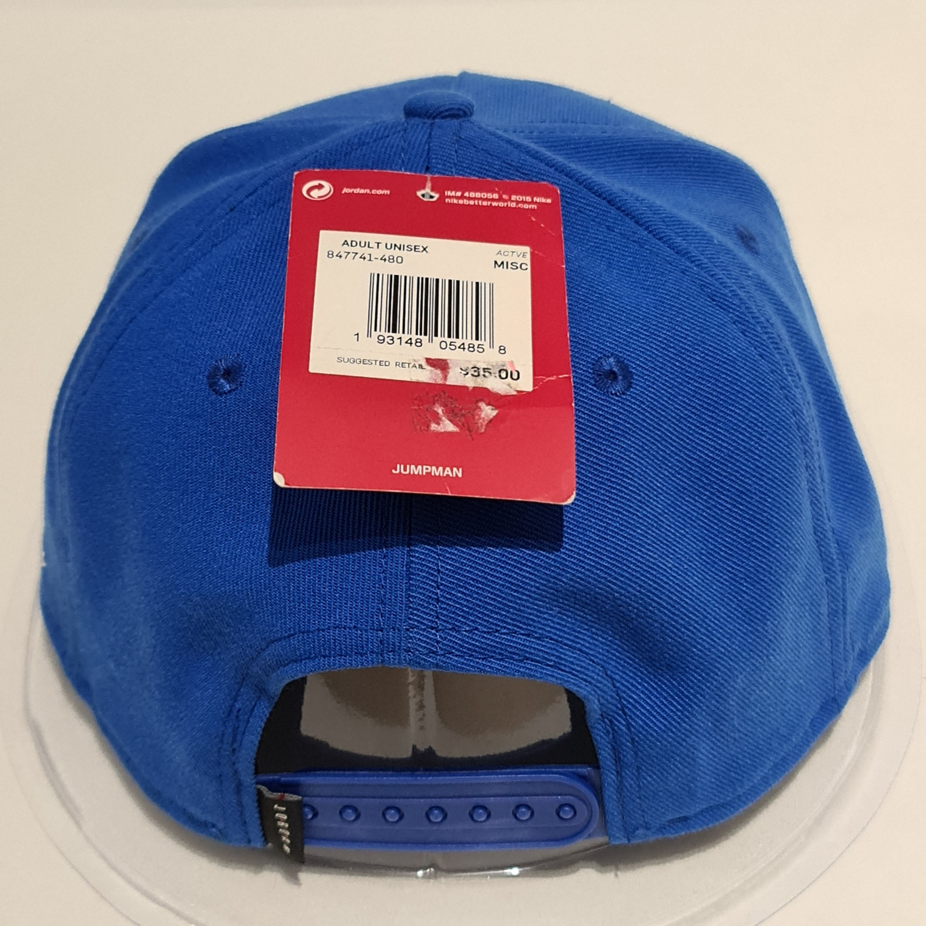 Jordan Brand Jordan Cap Snapback 'Trophy Room Script' Blue Size ONE SIZE - 9 Thumbnail