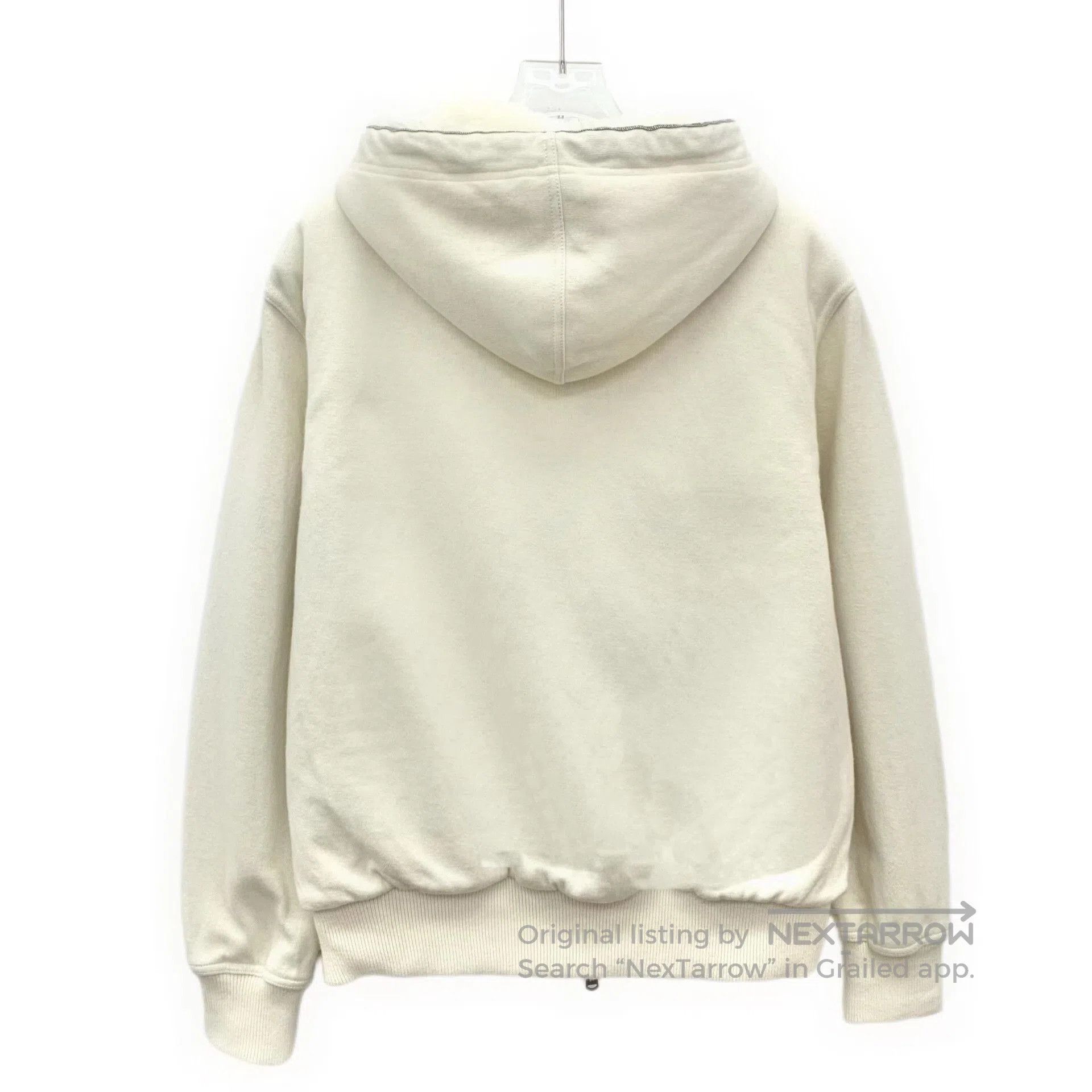 Brunello Cucinelli Brunello Cucinelli Beige Cashmere Hooded Jacket. Size US S / EU 44-46 / 1 - 2 Thumbnail