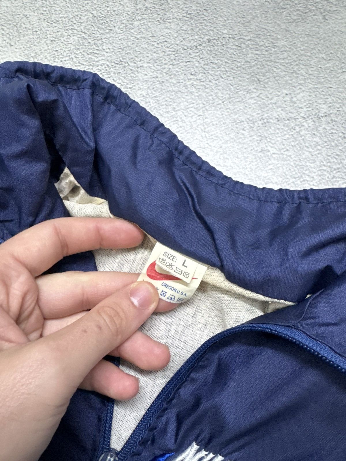 Nike Vintage Nike Track Jacket Nylon Top Striped 2000s Size US L / EU 52-54 / 3 - 8 Thumbnail