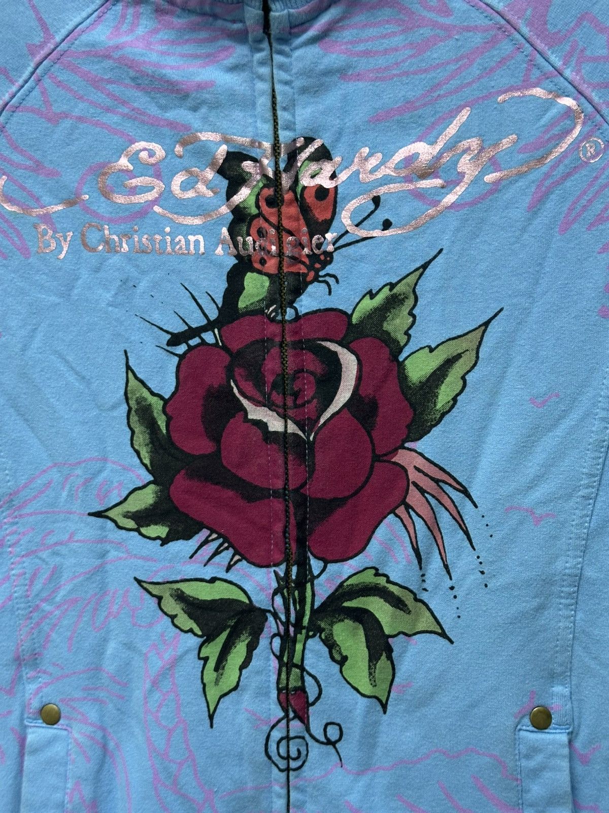 Christian Audigier Vintage Ed Hardy by Christian Audigier Tatoo Zipper Jacket Size US S / EU 44-46 / 1 - 4 Thumbnail