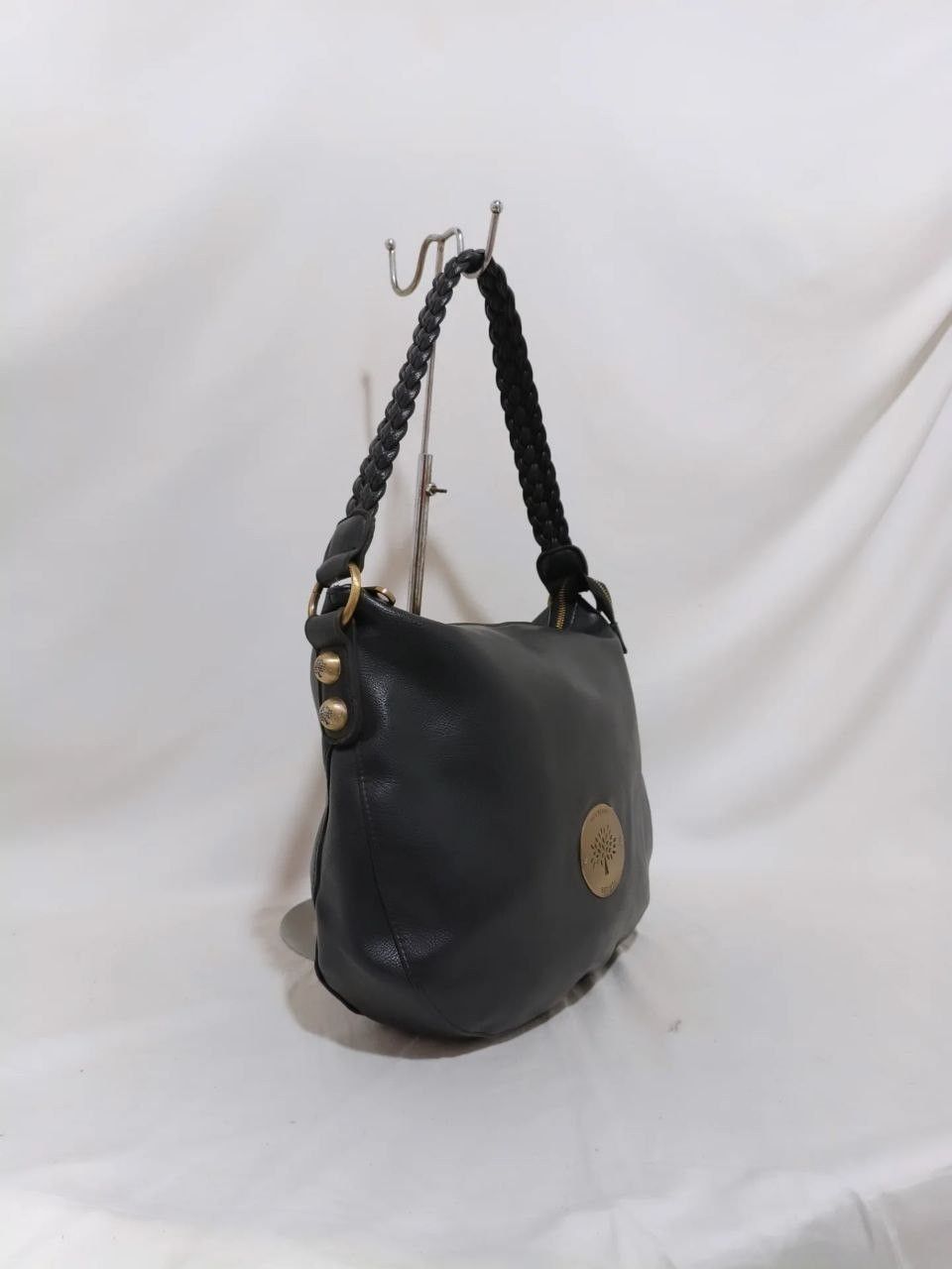 Mulberry Mulberry Daria Soft Leather Black Hobo Bag Size ONE SIZE - 3 Thumbnail