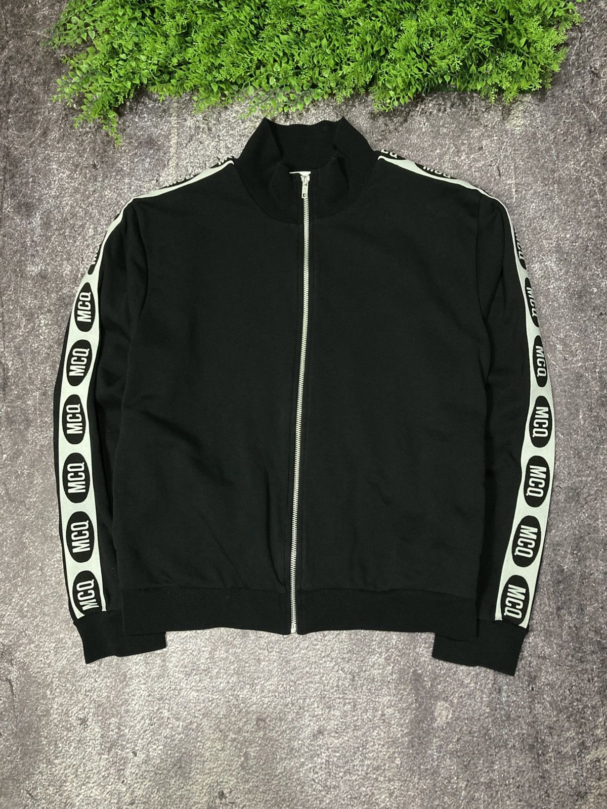 Alexander McQueen Alexander McQ Track Full Zip Sweatshirt Jumper Black Size US M / EU 48-50 / 2 - 2 Thumbnail