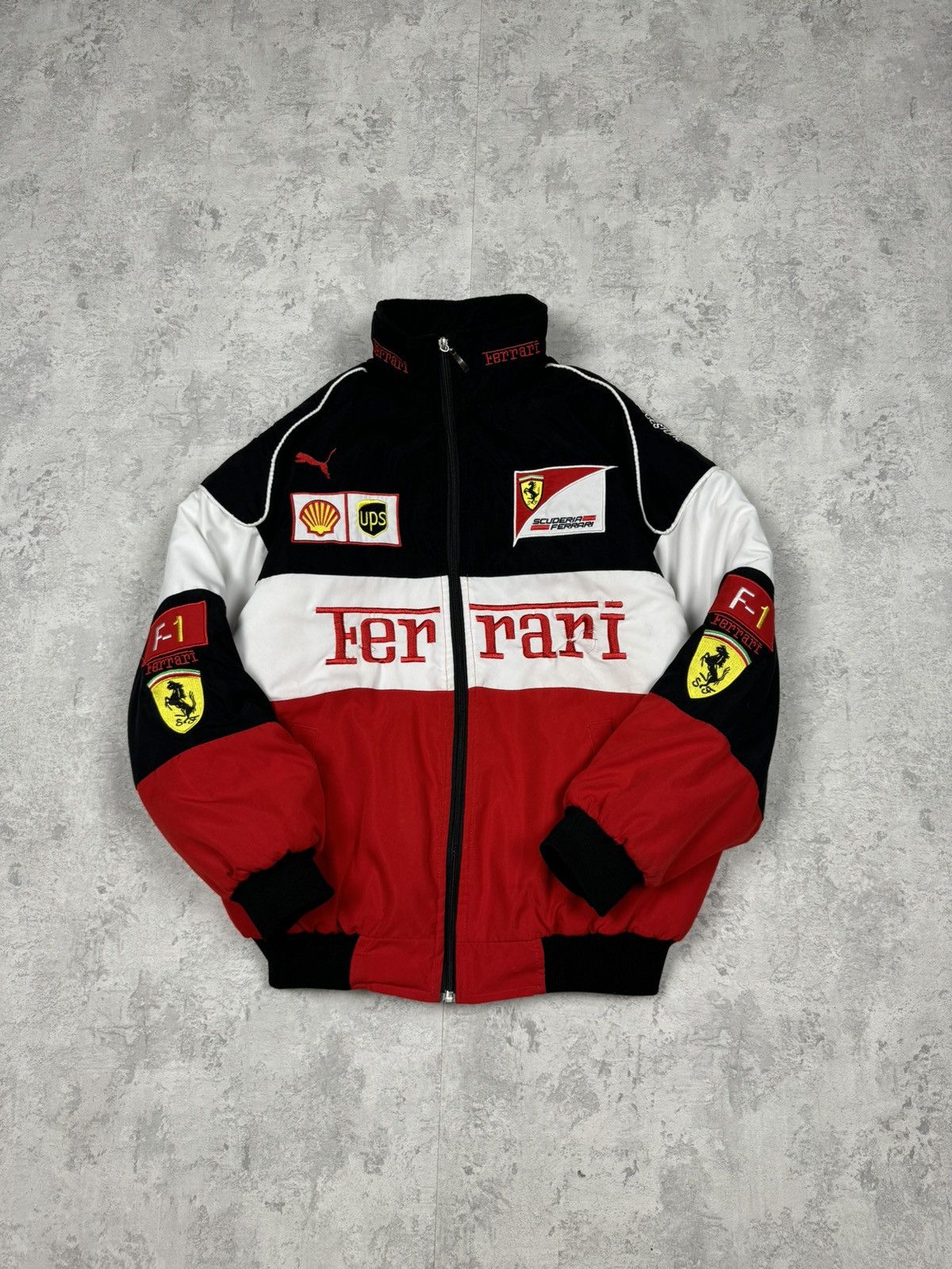 Ferrari F1 Racing Moto Jacket Size M