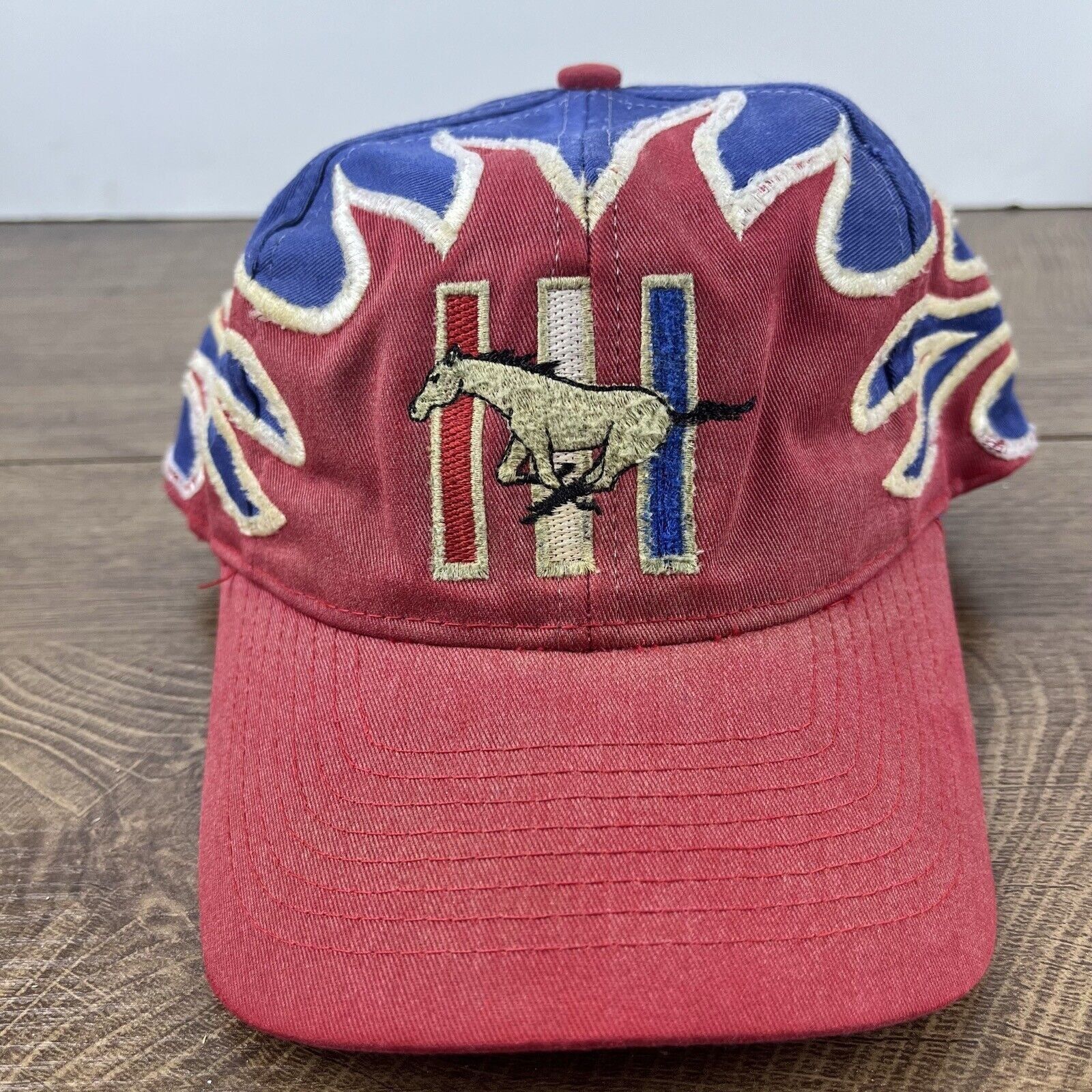 Other Mustangs Hat Randy #1 Mustang Hat Adjustable Hat Red Hat Adu Size ONE SIZE - 3 Thumbnail