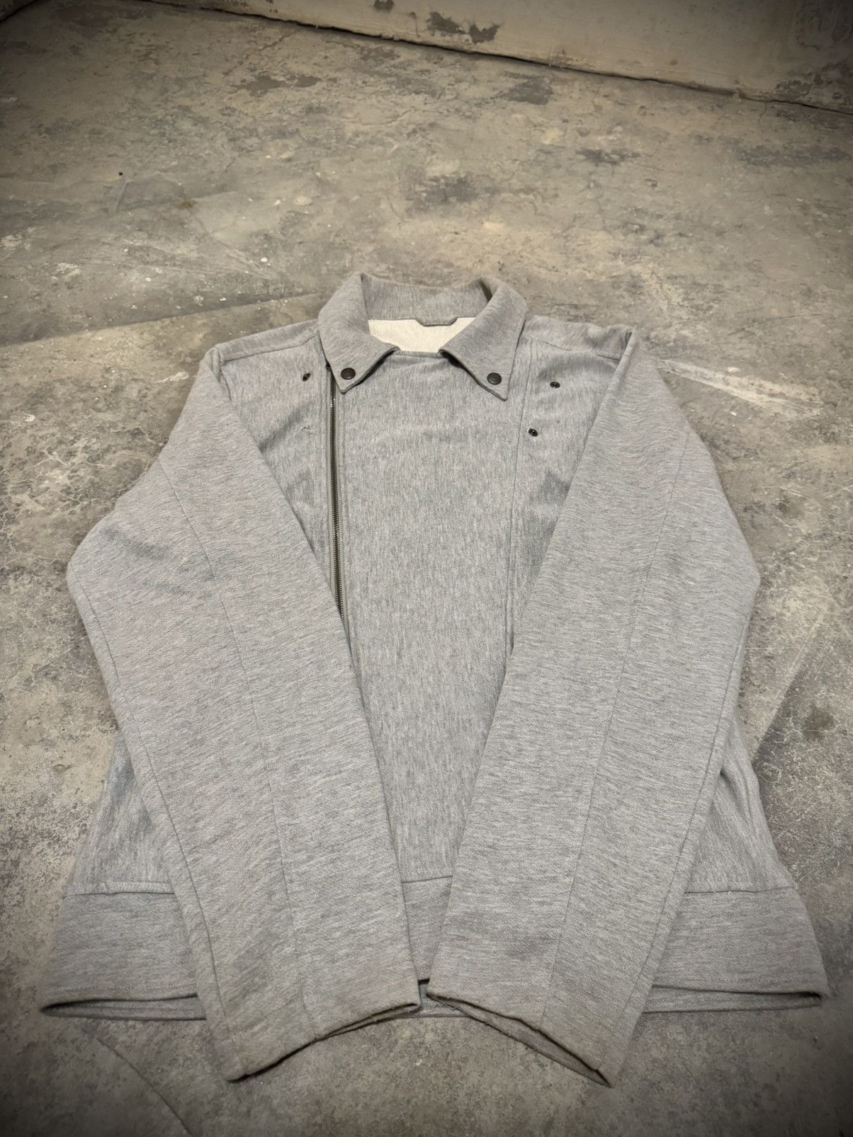 If Six Was Nine Rare Louis Chavlon Asymmetrical Punk Zip Jacket Size US L / EU 52-54 / 3 - 3 Thumbnail