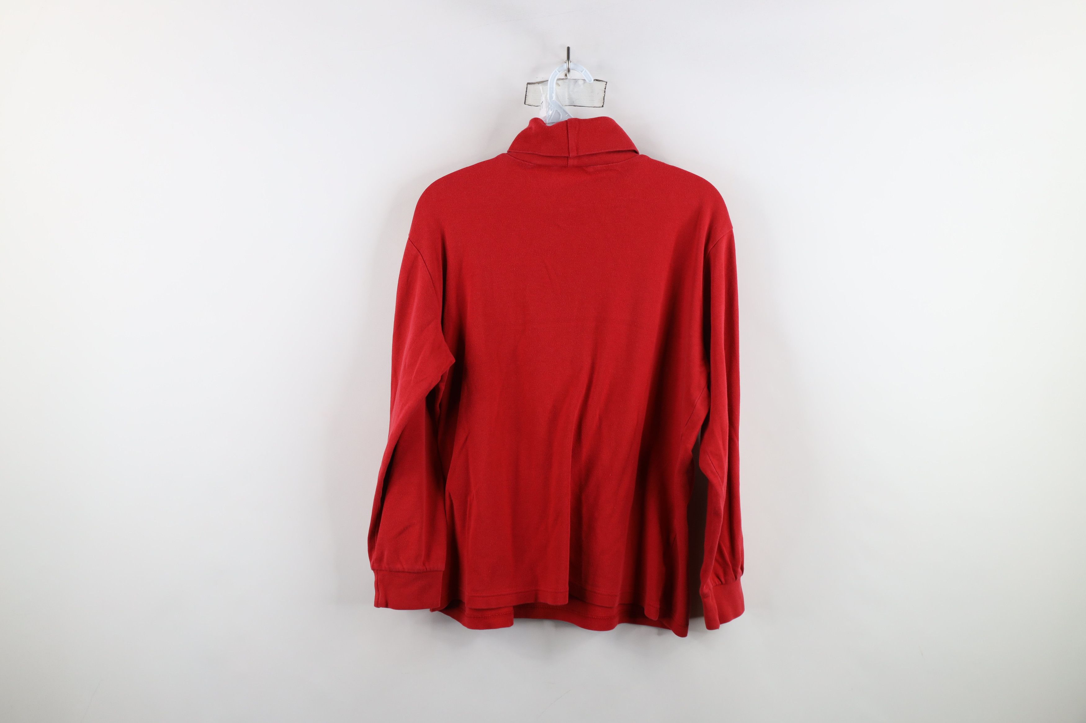Vintage Vintage 90s Streetwear Blank Long Sleeve Turtleneck T-Shirt Size L / US 10 / IT 46 - 9 Thumbnail