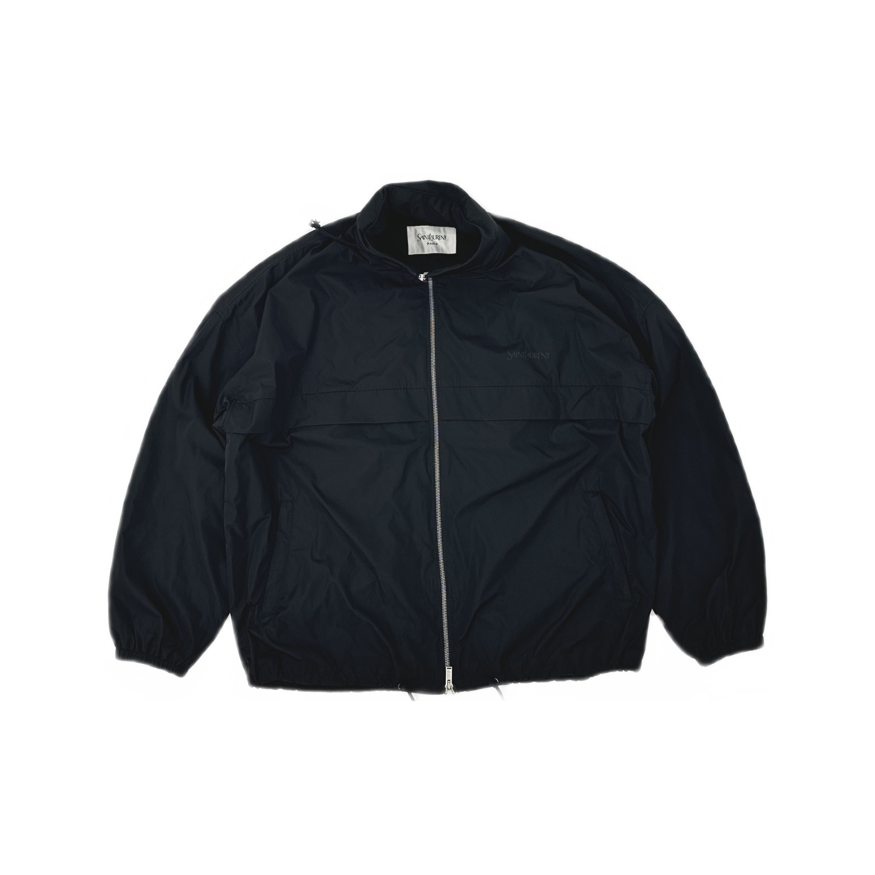 Saint Laurent Paris Saint Laurent Logo Zip Up Jacket Black Size 44 Size US S / EU 44-46 / 1 - 1 Thumbnail