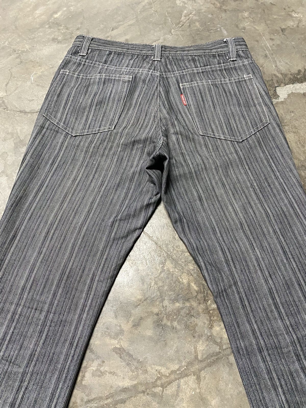 If Six Was Nine × Le Grande Bleu (L.G.B.) × Tornado Mart Flare Jeans Tornado Mart Wabash Stripe Size US 30 / EU 46 - 9 Thumbnail