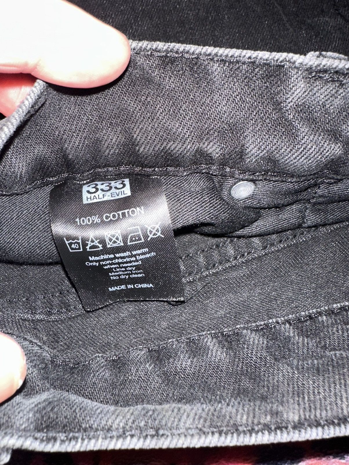 Half Evil Half Evil Black Denim Size US 34 / EU 50 - 6 Thumbnail