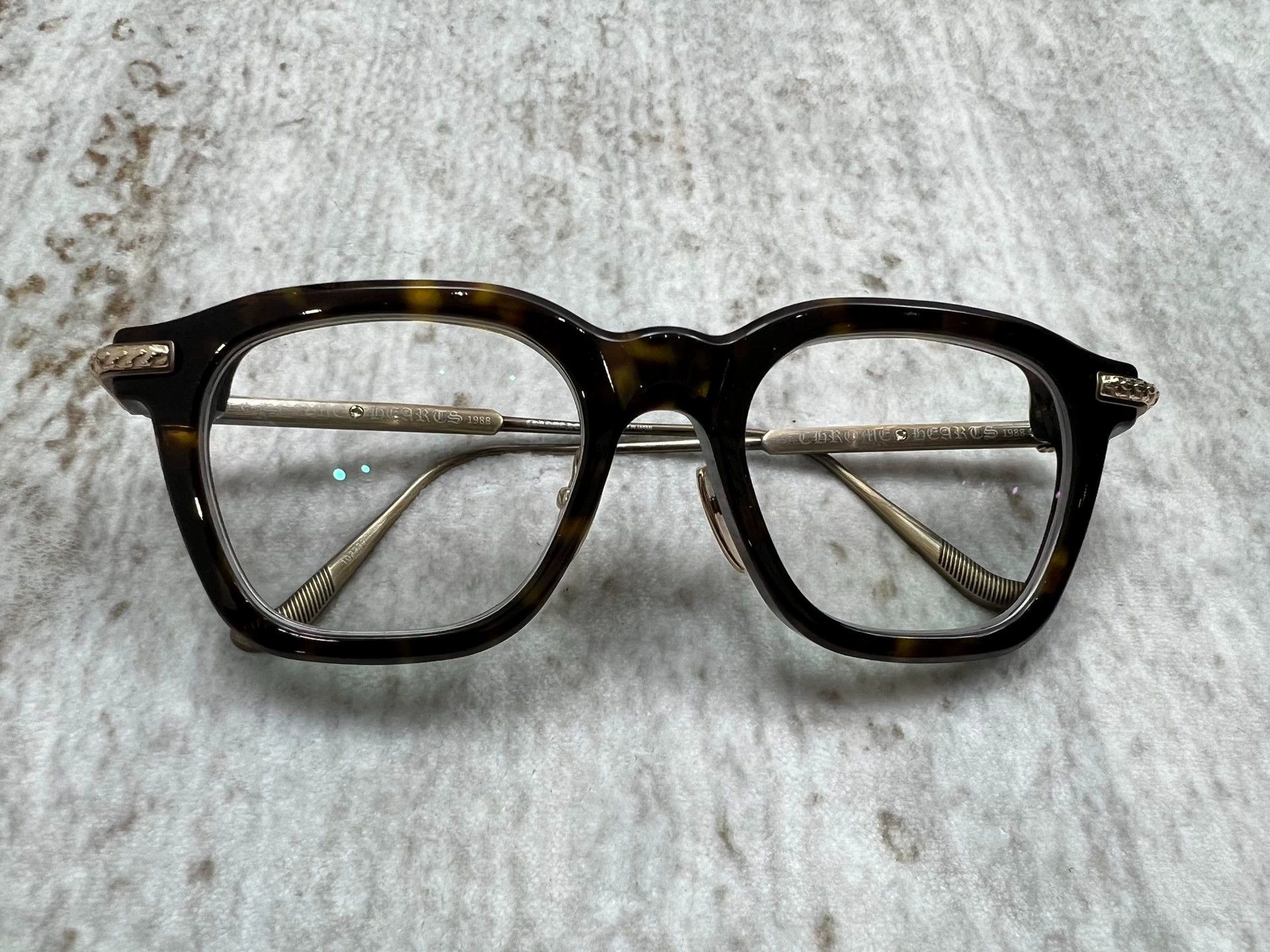 Chrome Hearts Chrome Hearts CUMPTION-A X Fishscale Arm Frame Full Size ONE SIZE - 2 Thumbnail