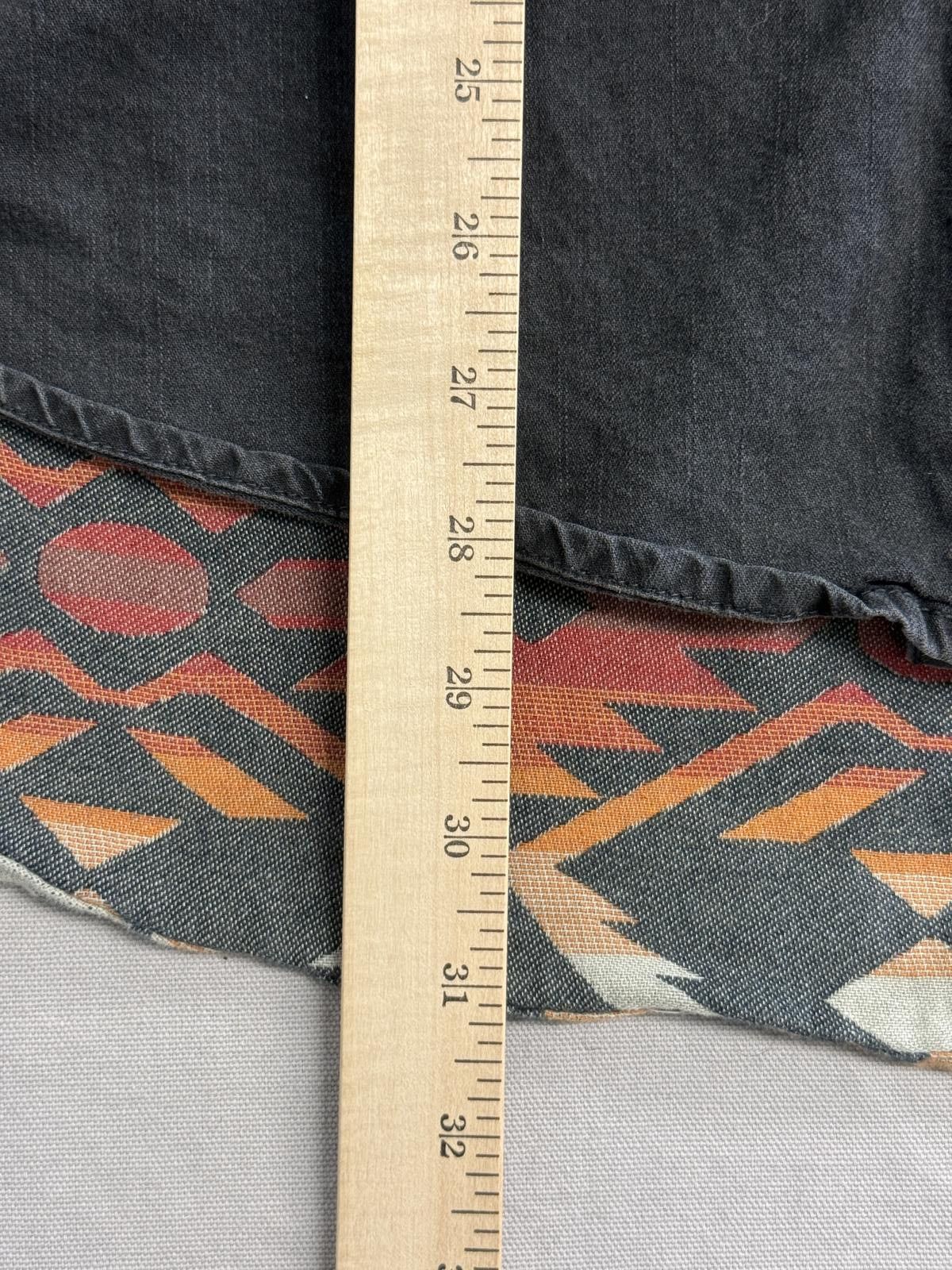 Other Women's Free People Black Denim Aztec Jacket We the Free - S Size S / US 4 / IT 40 - 7 Thumbnail