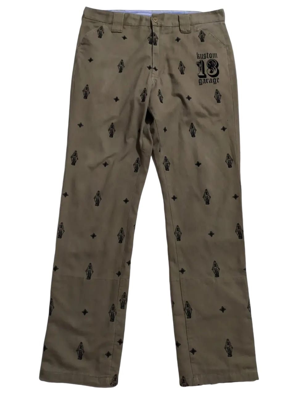 Japanese Brand BRTH BREATH EMBROIDERY MARIE PANTS Size US 31 - 1 Thumbnail