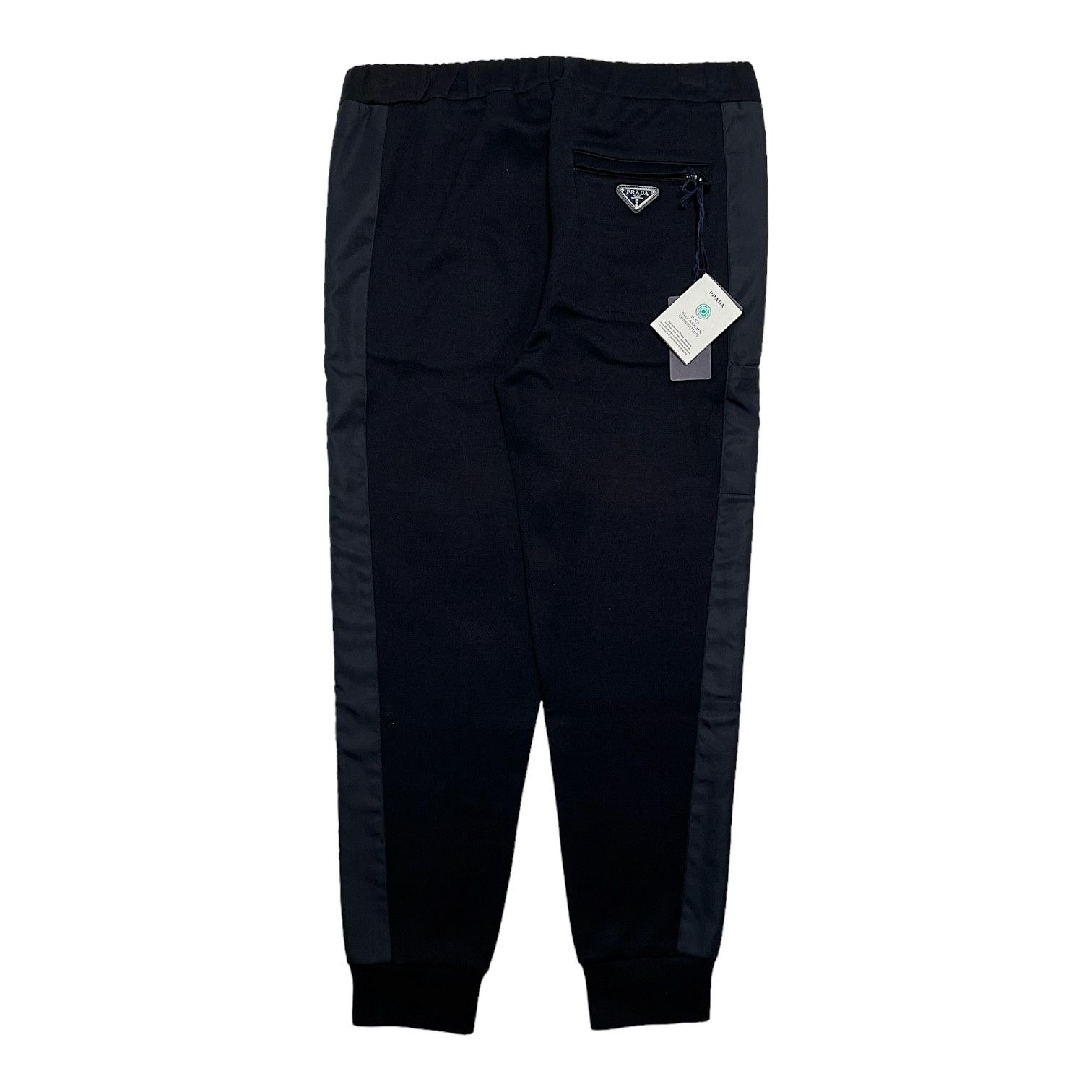 Image of Prada Technical Re-Nylon Sweatpants Black, Men's (Size 34)