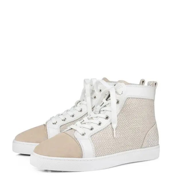 Christian Louboutin o1bcso1str0825 Louis Orlato in Beige Size US 7 / EU 40 - 1 Thumbnail