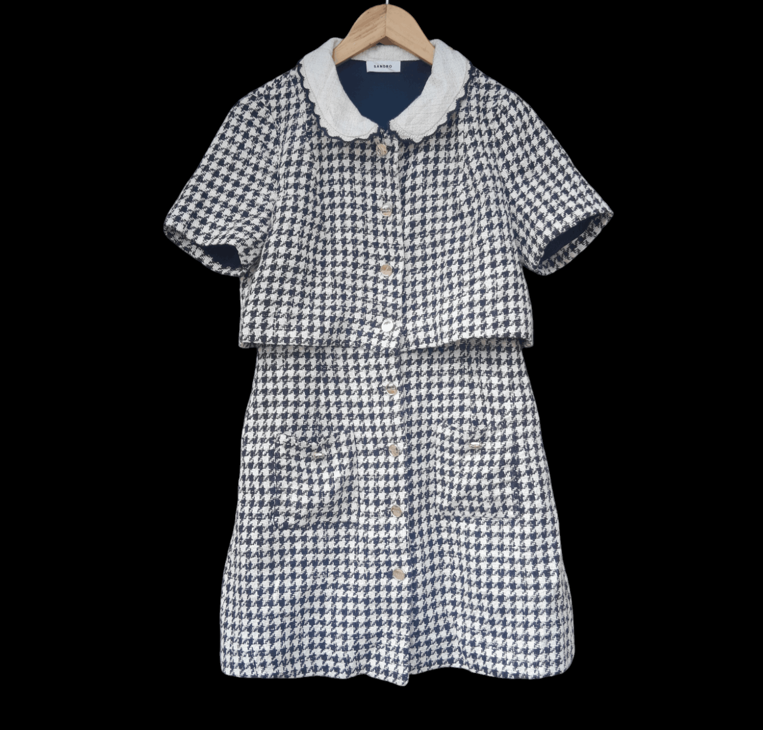 Sandro Sandro striped denim dress Size 1/XS-S | Grailed