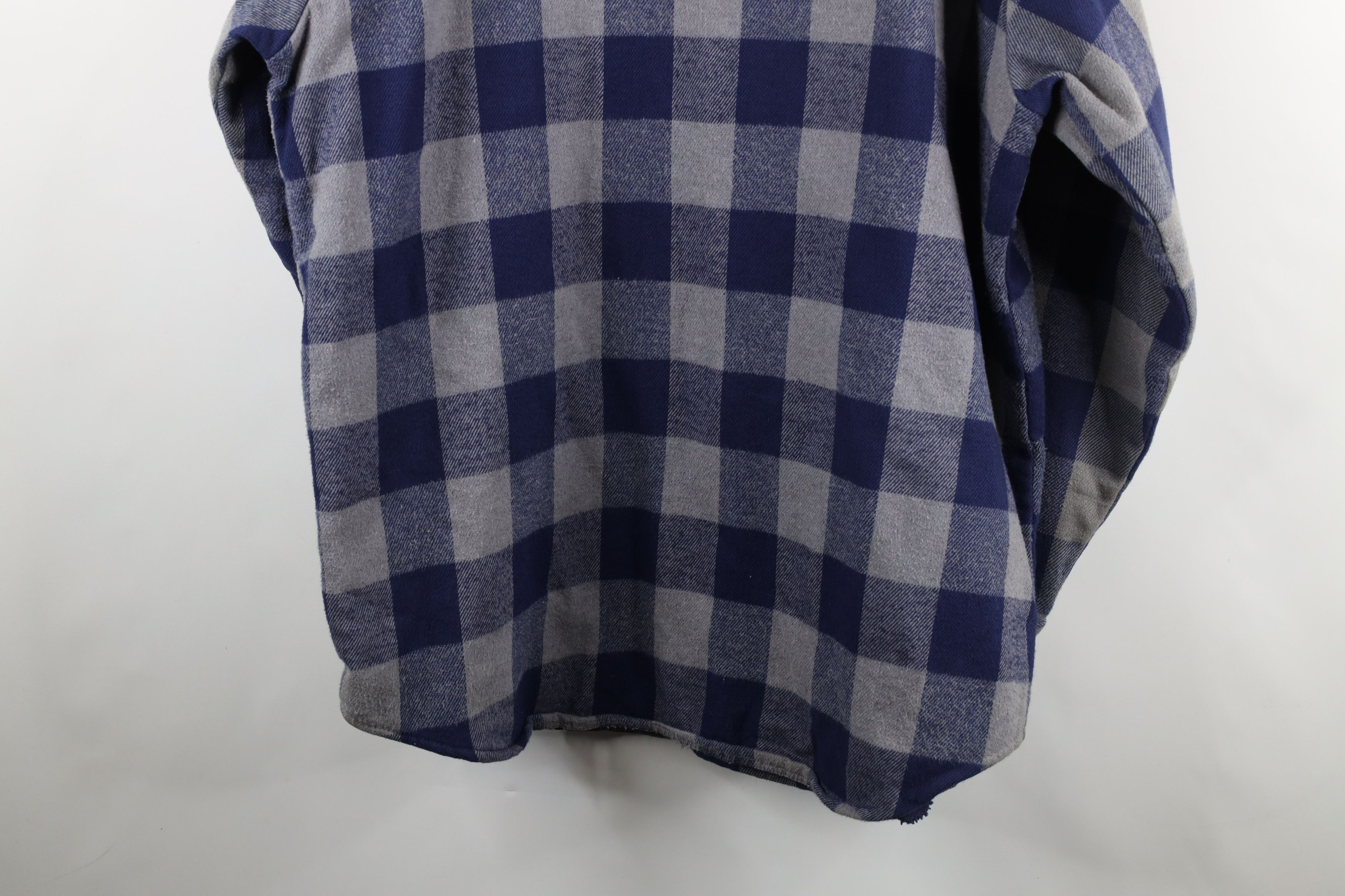 Vintage Vintage 90s Streetwear Flannel Button Shirt Jacket Jac USA Size US XXL / EU 58 / 5 - 17 Thumbnail