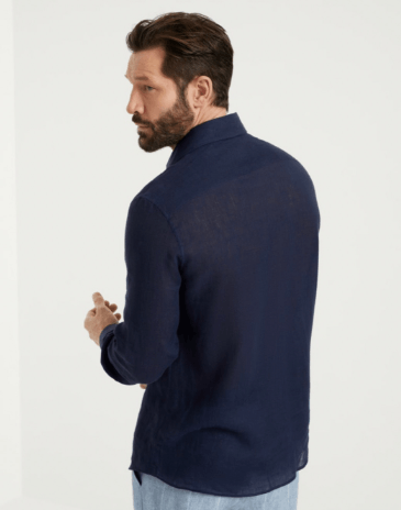 Brunello Cucinelli Shirt in Navy Size US M / EU 48-50 / 2 - 2 Thumbnail