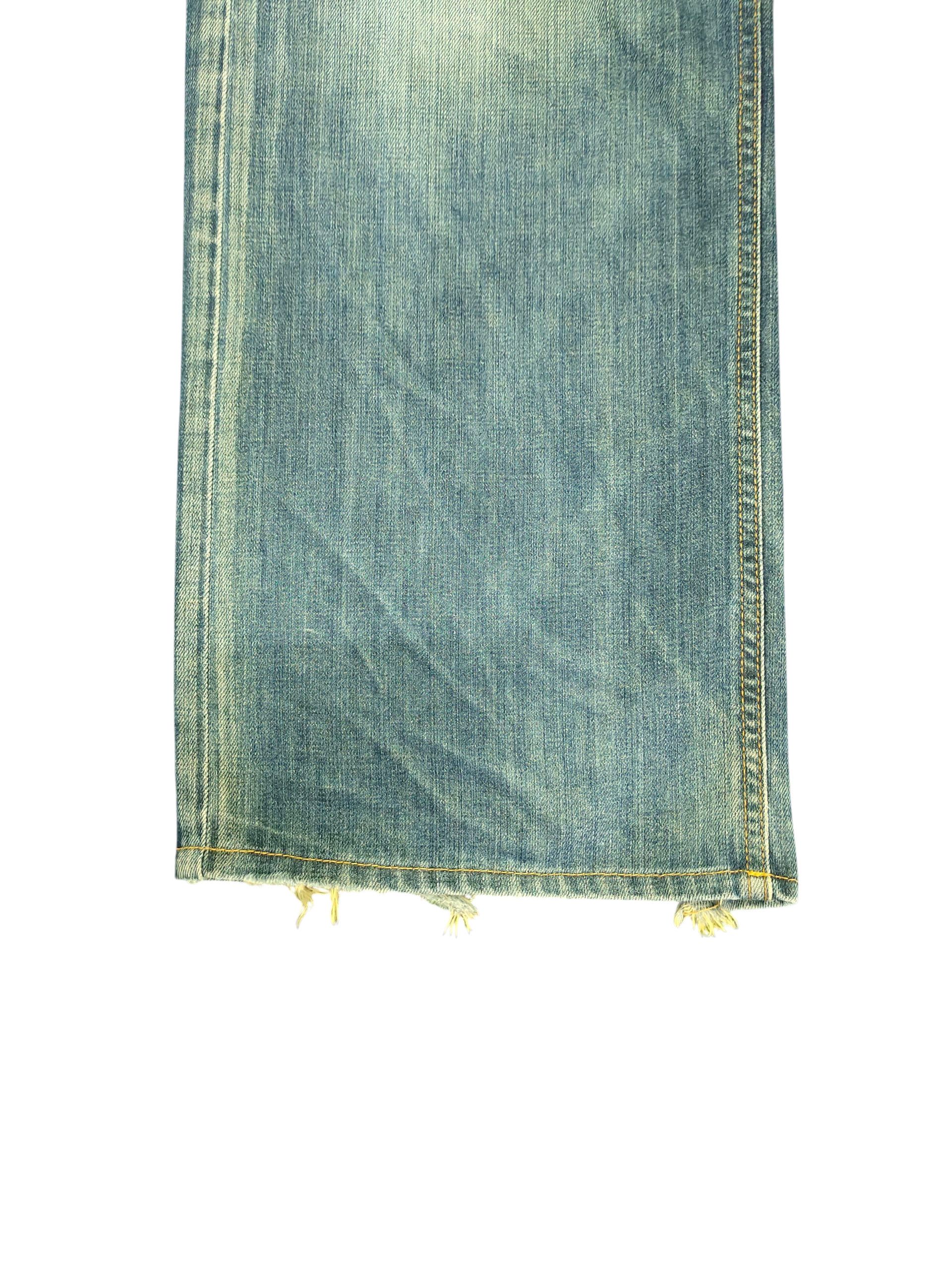 Comme des Garcons × Undercover Mini Brand Japan Clawmark Distress Loose Jeans Size US 36 / EU 52 - 6 Thumbnail