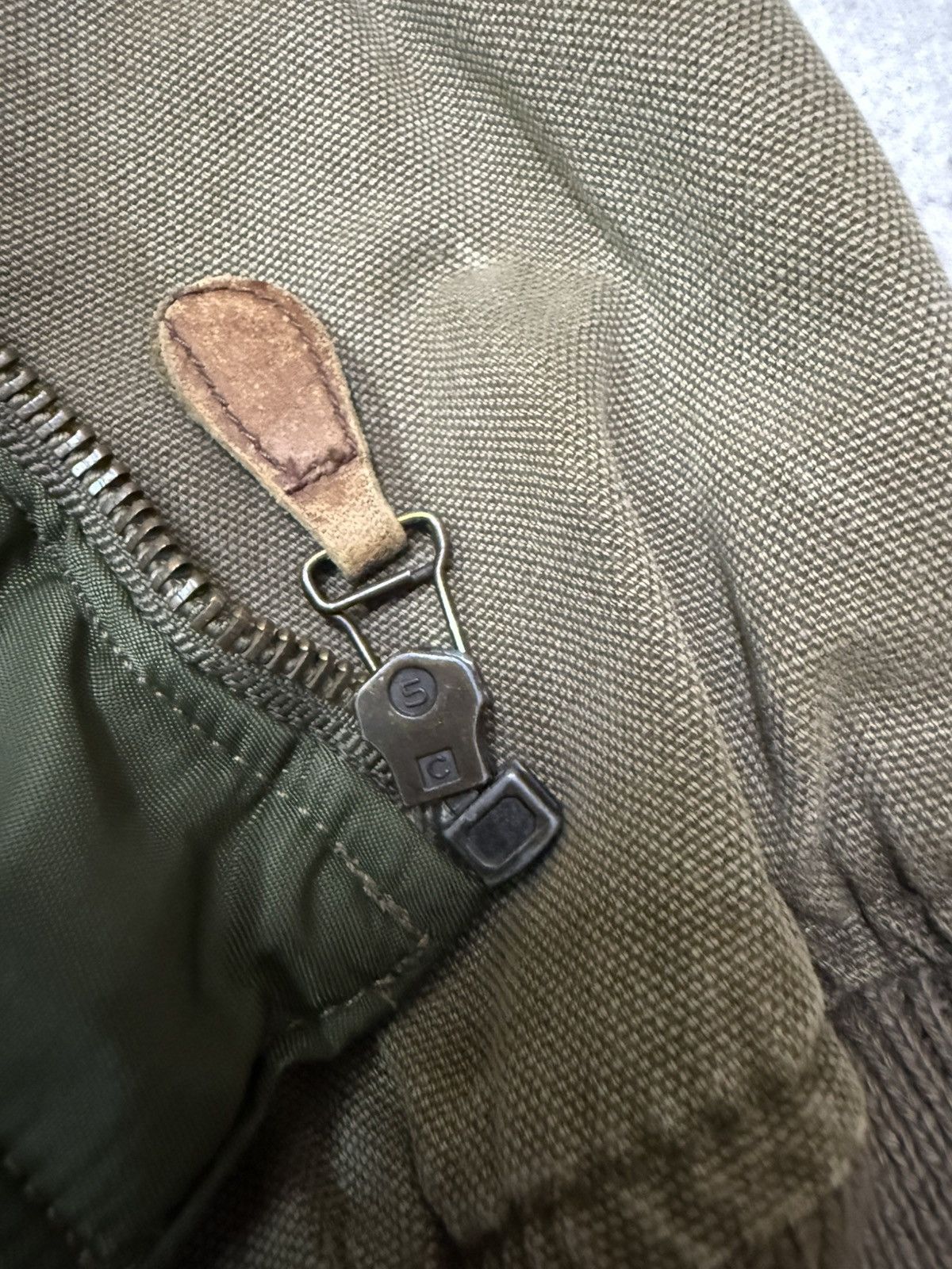 Vintage Kearny House Real old Flight Jacket Replica inspired U.Sarmy Size US L / EU 52-54 / 3 - 11 Thumbnail