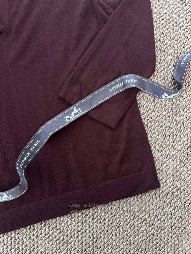 Hermes Hermes Margiela Era Cashmere and Silk Blend Casual Long Sl Size M / US 6-8 / IT 42-44 - 3 Thumbnail