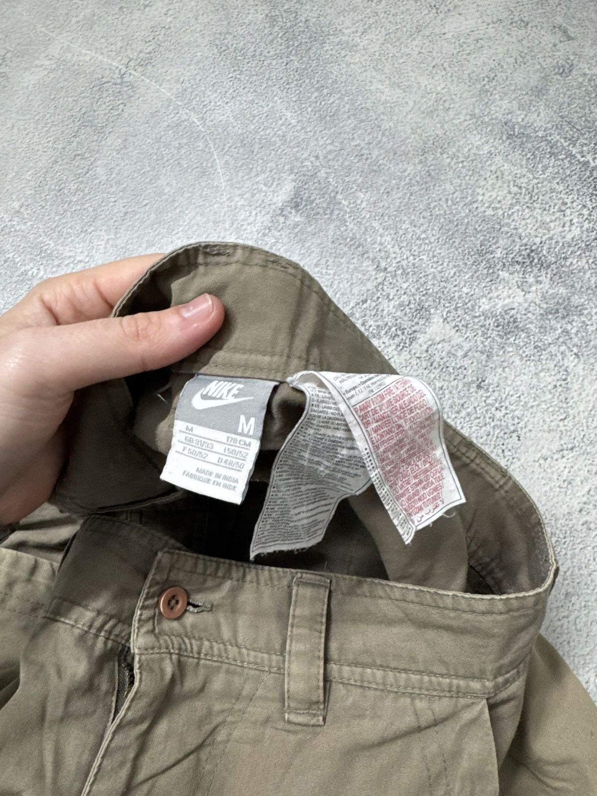 Nike Vintage Y2k Nike Swoosh Cargo Shorts Size US 32 / EU 48 - 10 Thumbnail